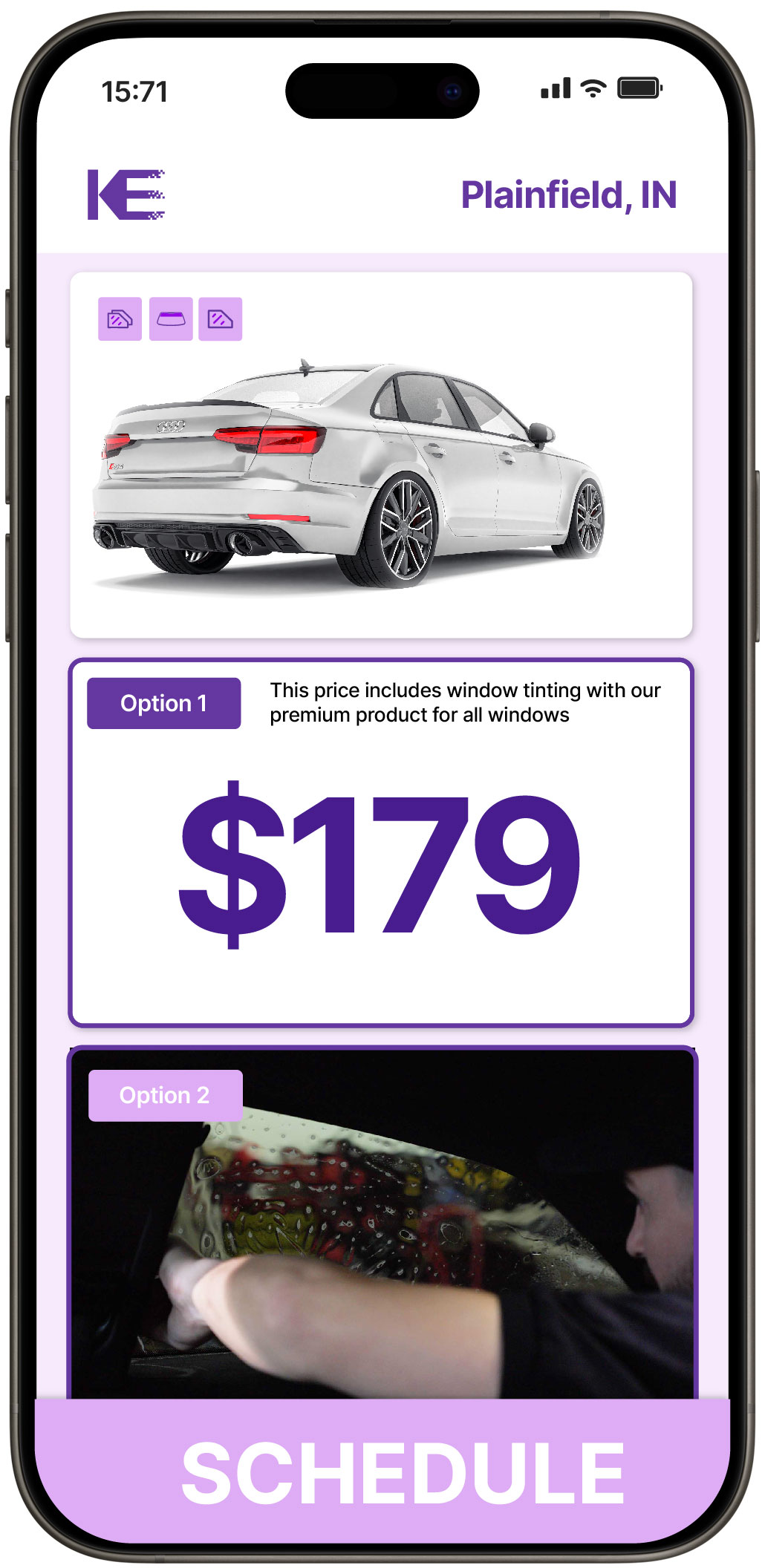 View Reasonable Car Window Tinting Rates in Plainfield, Indiana