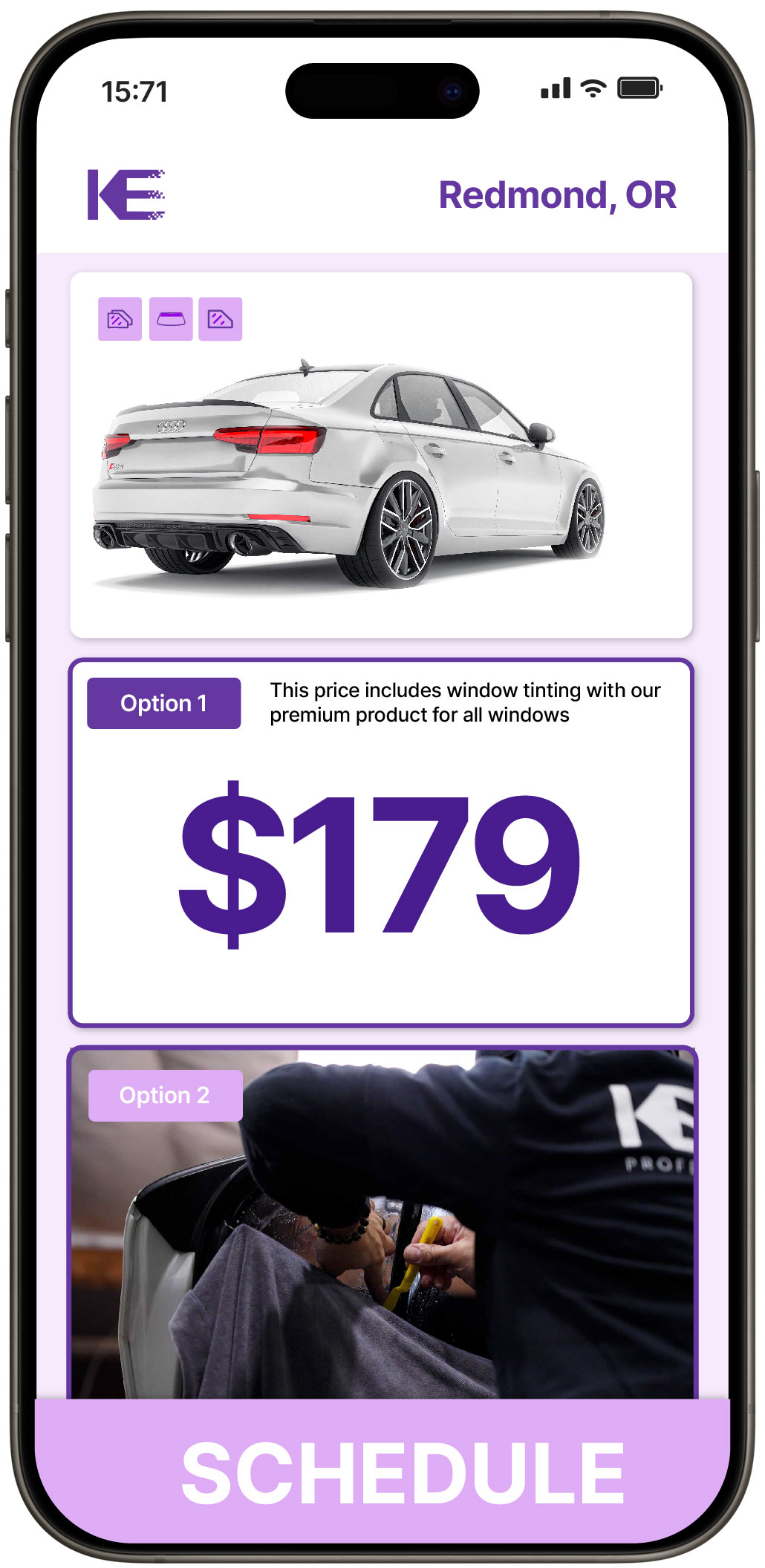 View Affordable Car Window Tinting Rates in Redmond, Oregon