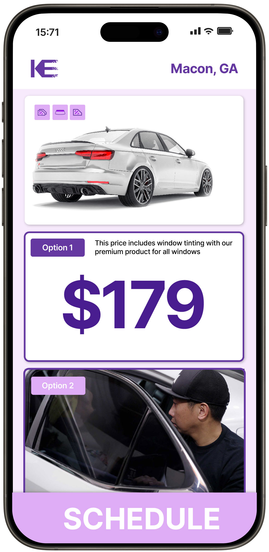 View Competitive Car Window Tinting Prices in Macon, Georgia
