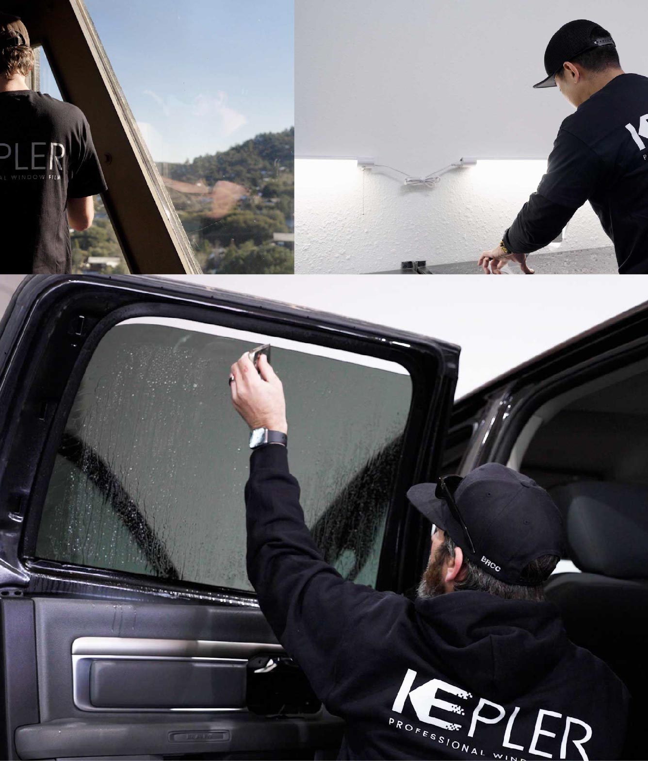 Kepler Window Tinting Specialists at Work in New Castle, Pennsylvania