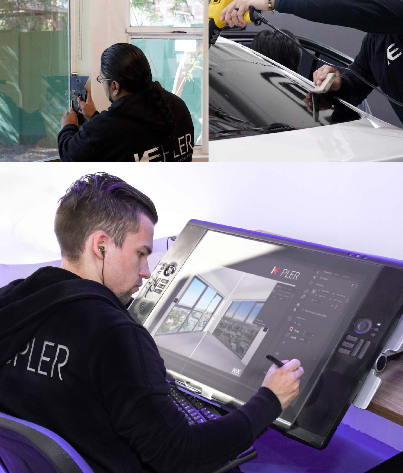 Kepler Specialist Performing Commercial Window Tinting in Mesquite Mesquite