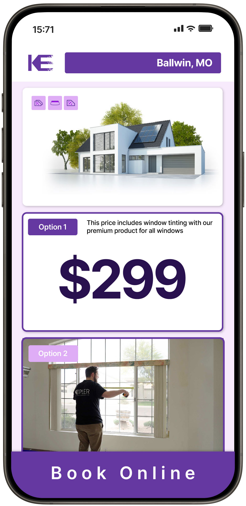 View Reasonable Home Window Tinting Rates in Ballwin, Missouri