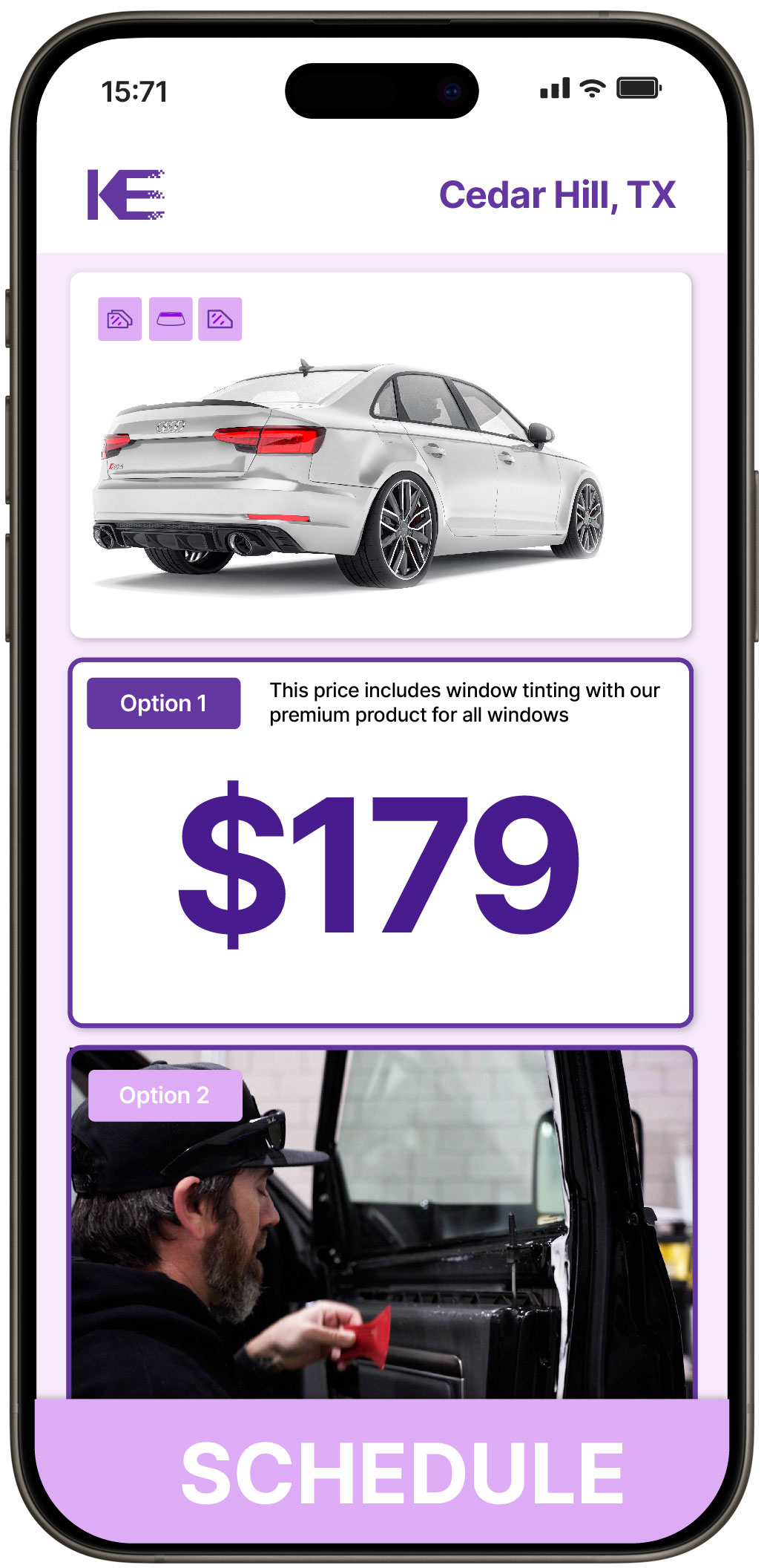 View Affordable Car Window Tinting Prices in Cedar Hill, Texas