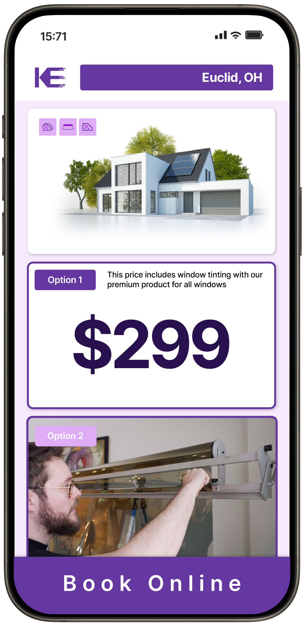 View Reasonable Home Window Tinting Rates in Euclid, Ohio