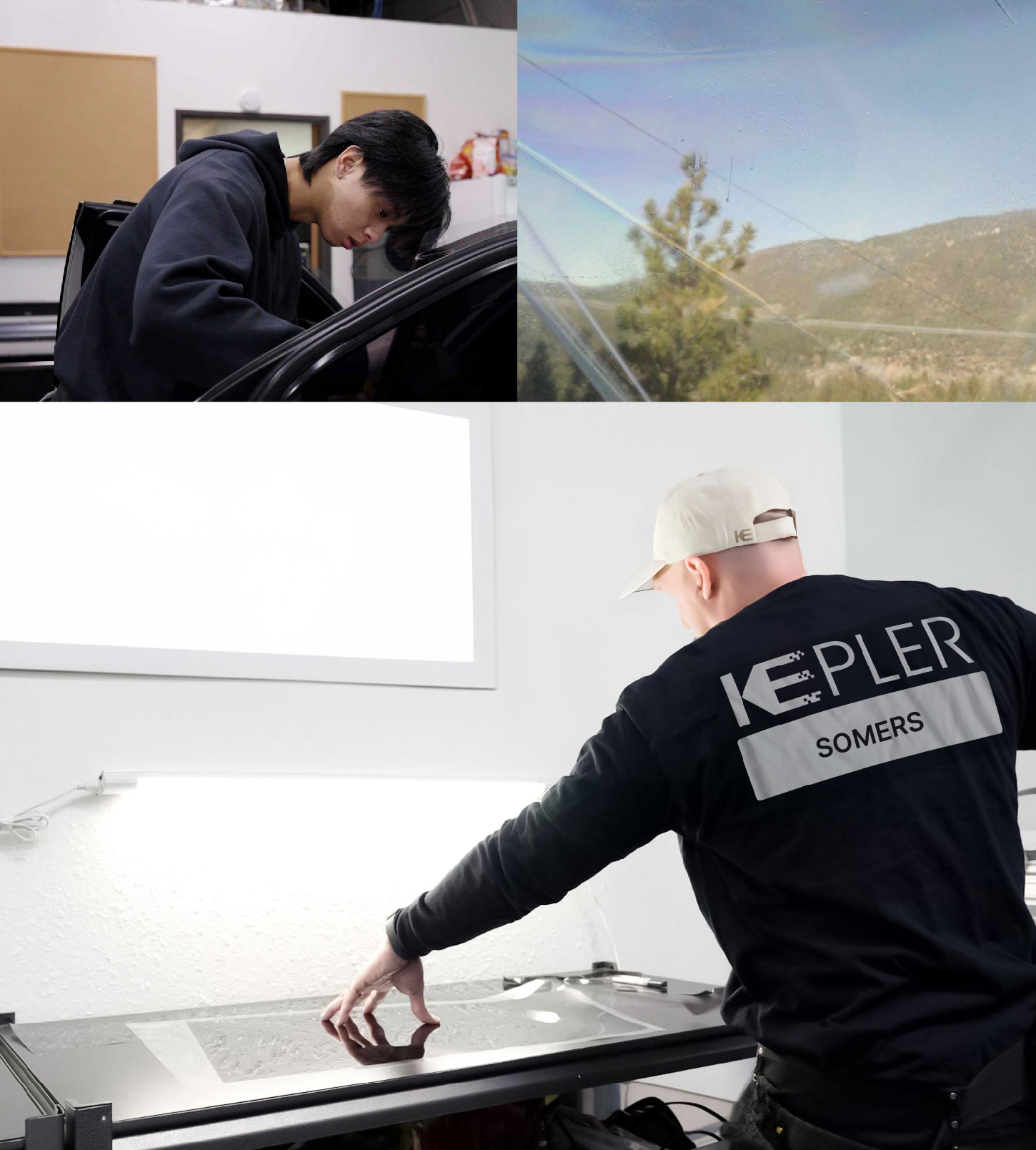 Window Tinting Specialist Cutting Film in Somers, New York