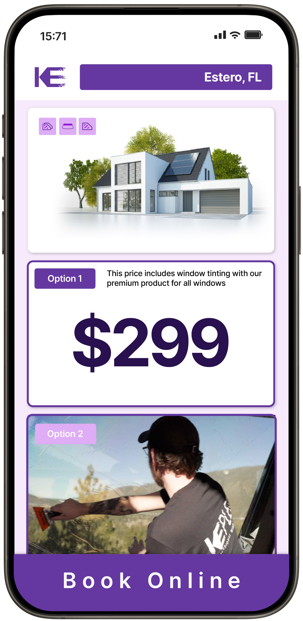 View Affordable Home Window Tinting Prices in Estero, Florida