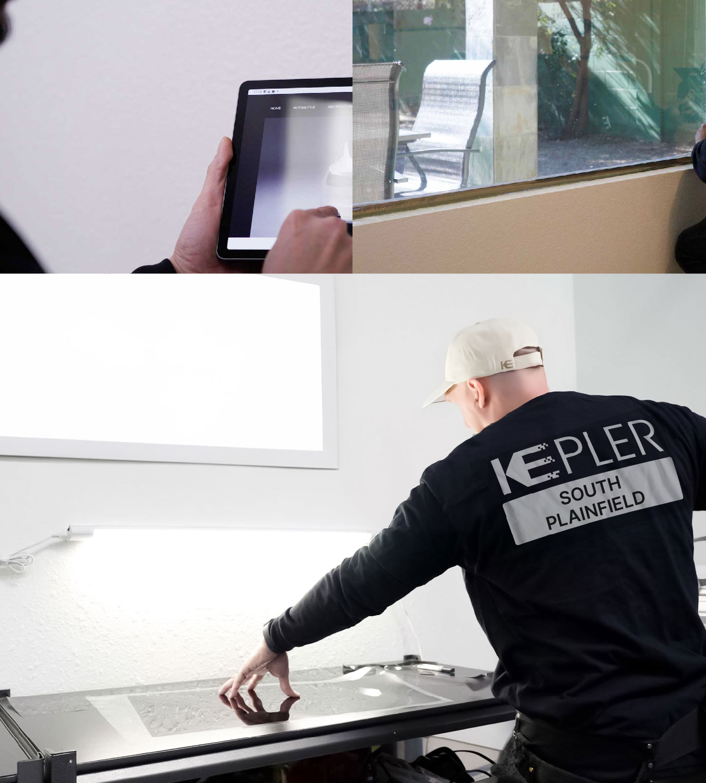 Window Tinting Specialist Cutting Film in South Plainfield, New Jersey