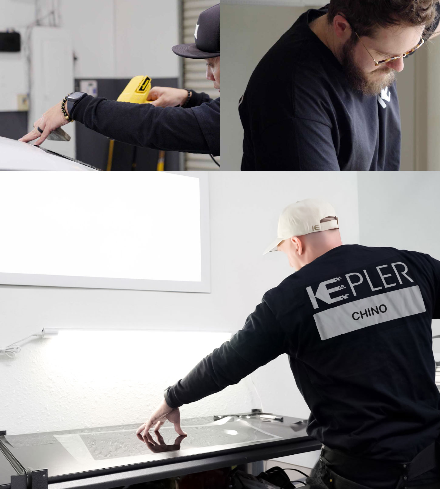 Window Tinting Specialist Cutting Film in Chino, California