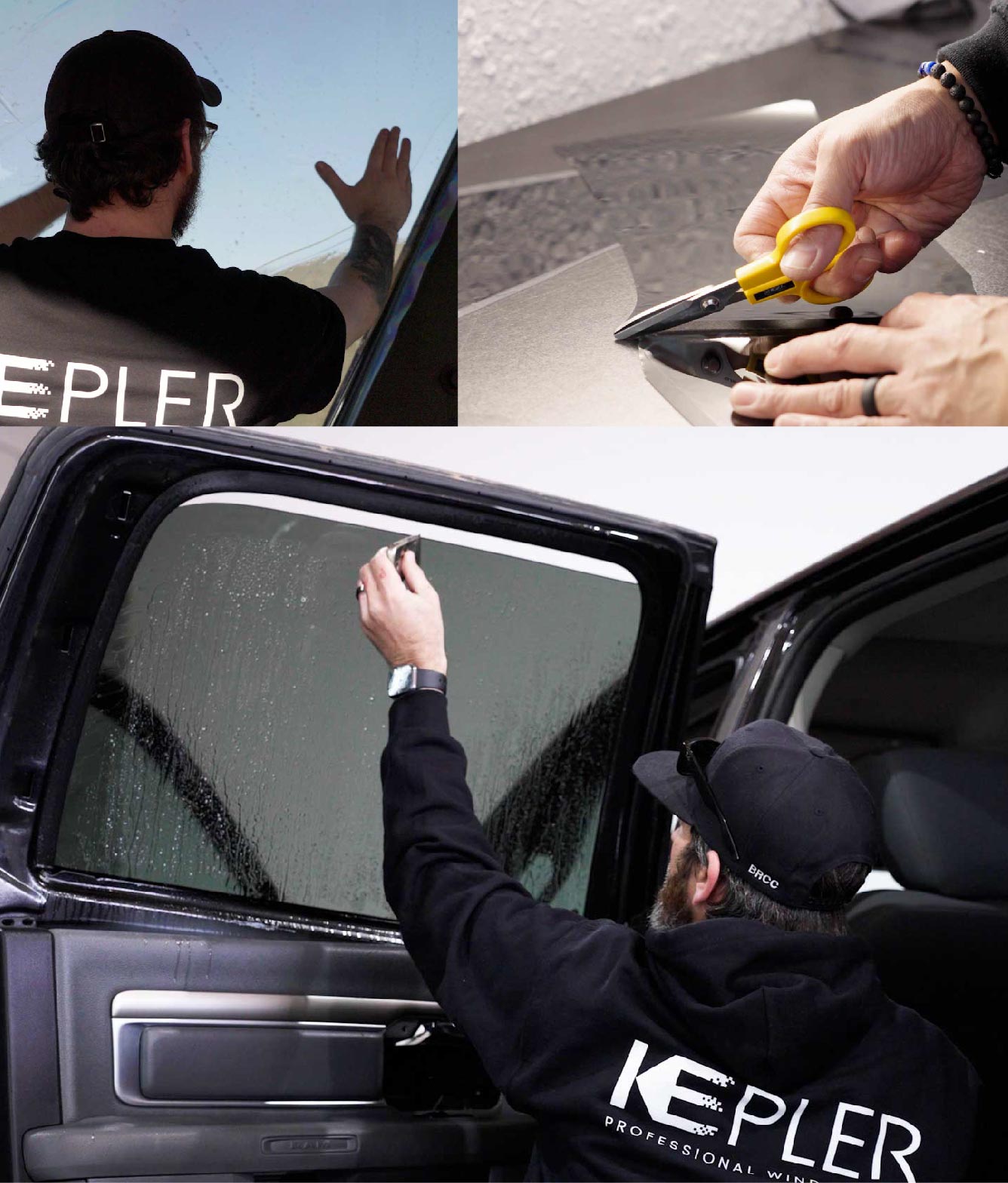 Kepler Window Tinting Specialists at Work in Huntington, Indiana