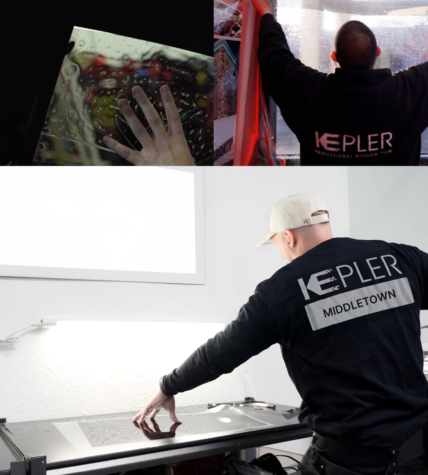 Window Tinting Specialist Cutting Film in Middletown, Rhode Island