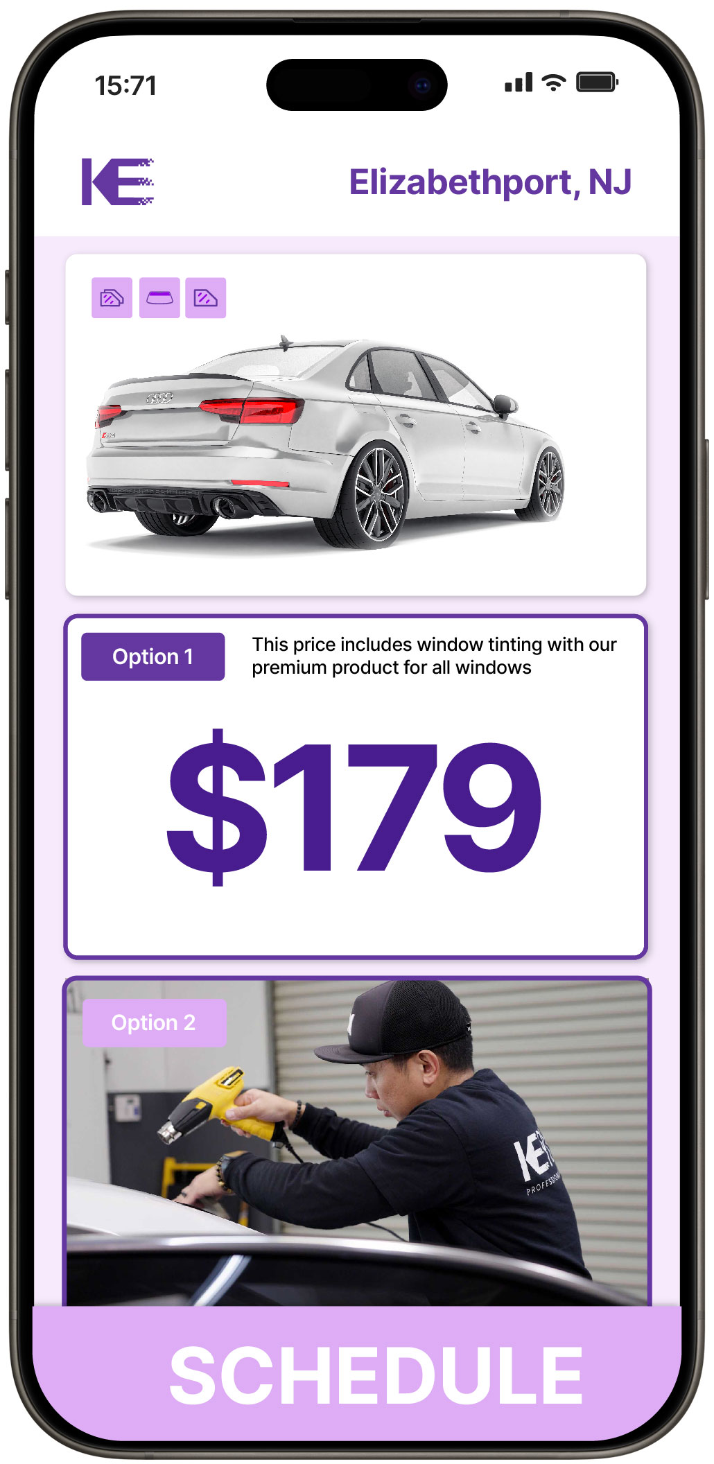 View Competitive Car Window Tinting Costs in Elizabethport, New Jersey