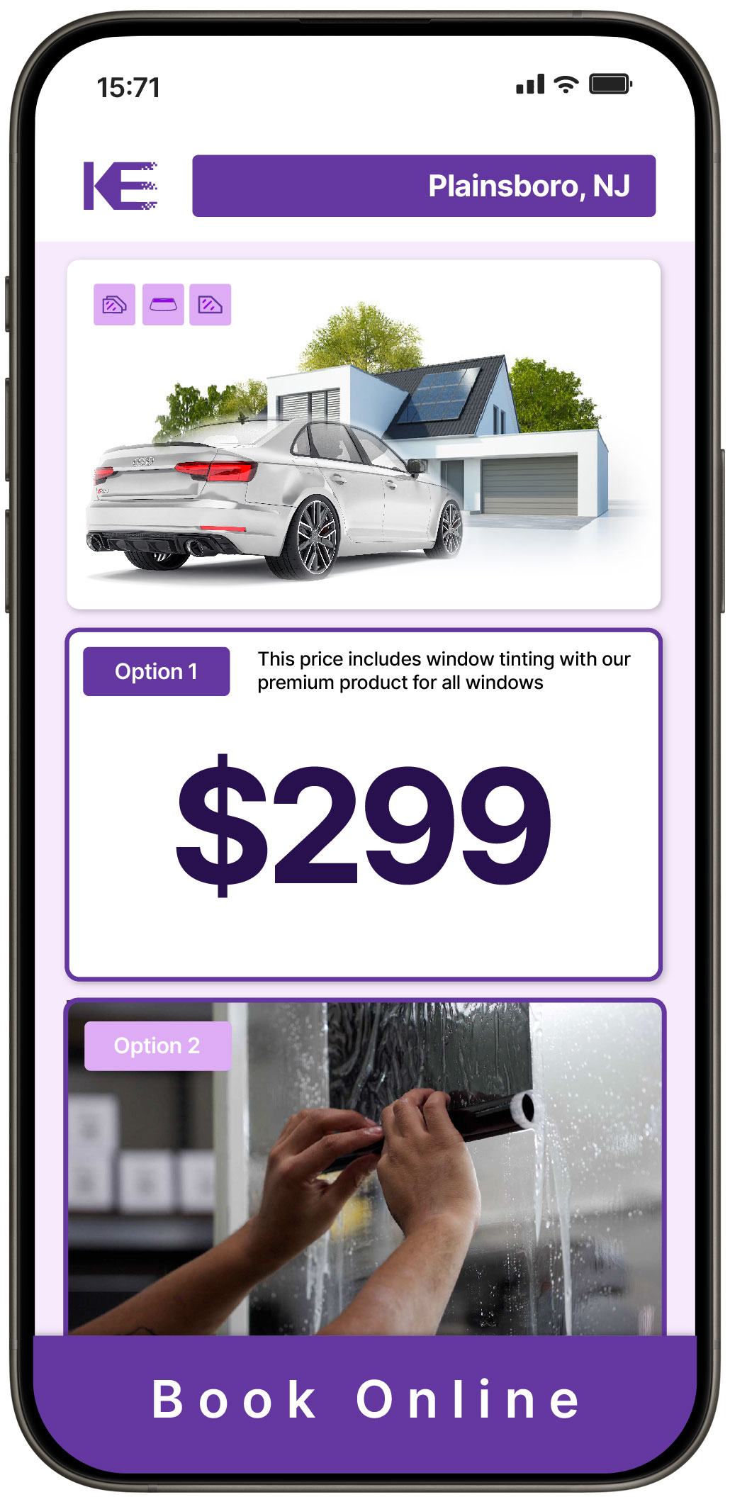 View Competitive Window Tinting Prices in Plainsboro, New Jersey
