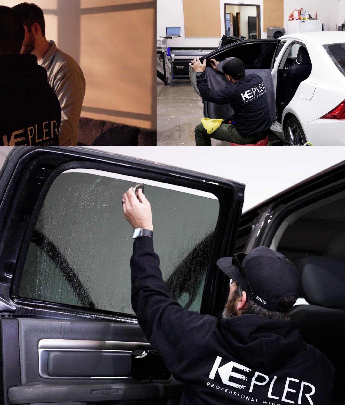 Kepler Window Tinting Specialists at Work in Texas City, Texas