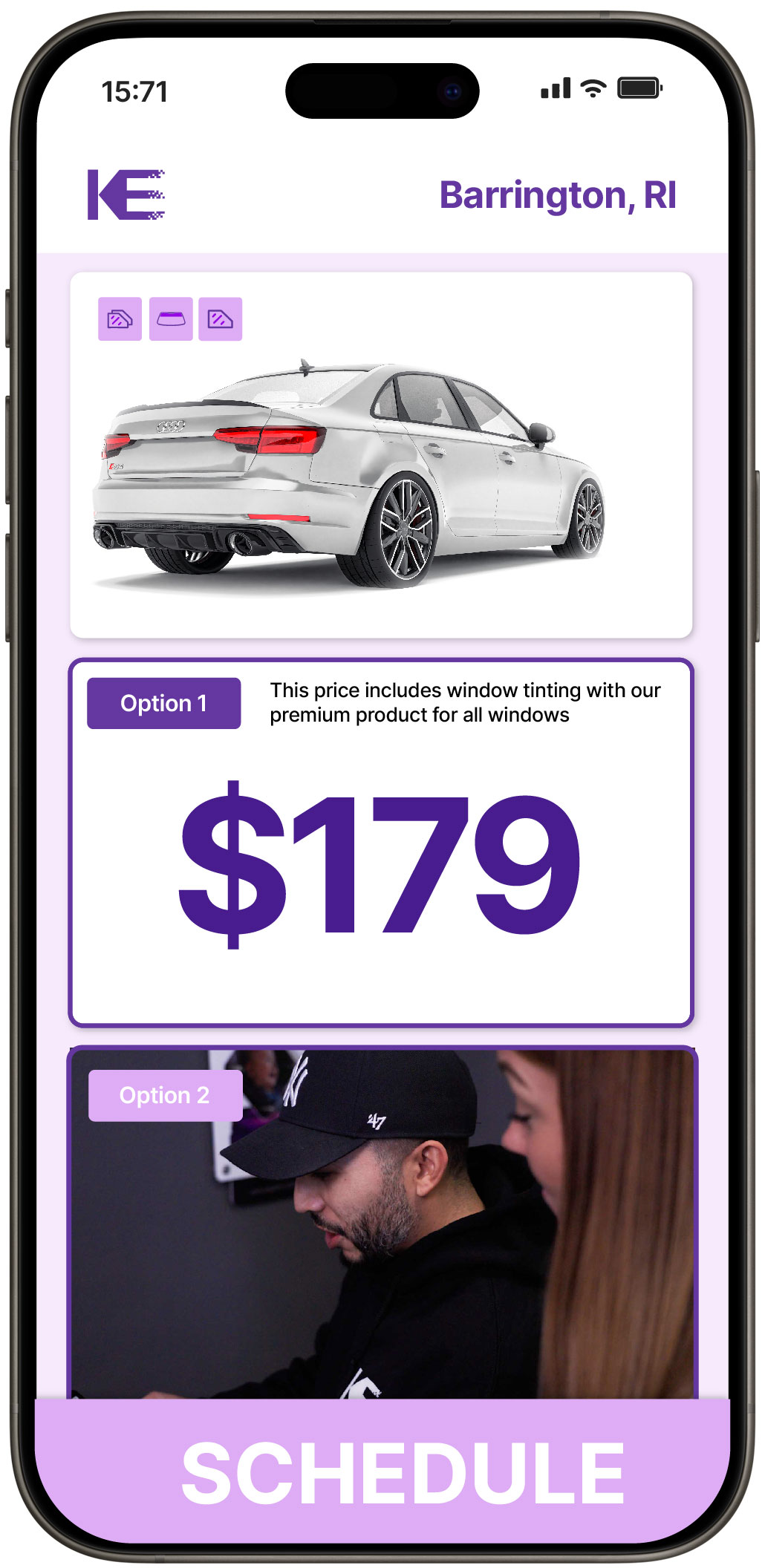 View Affordable Car Window Tinting Prices in Barrington, Rhode Island