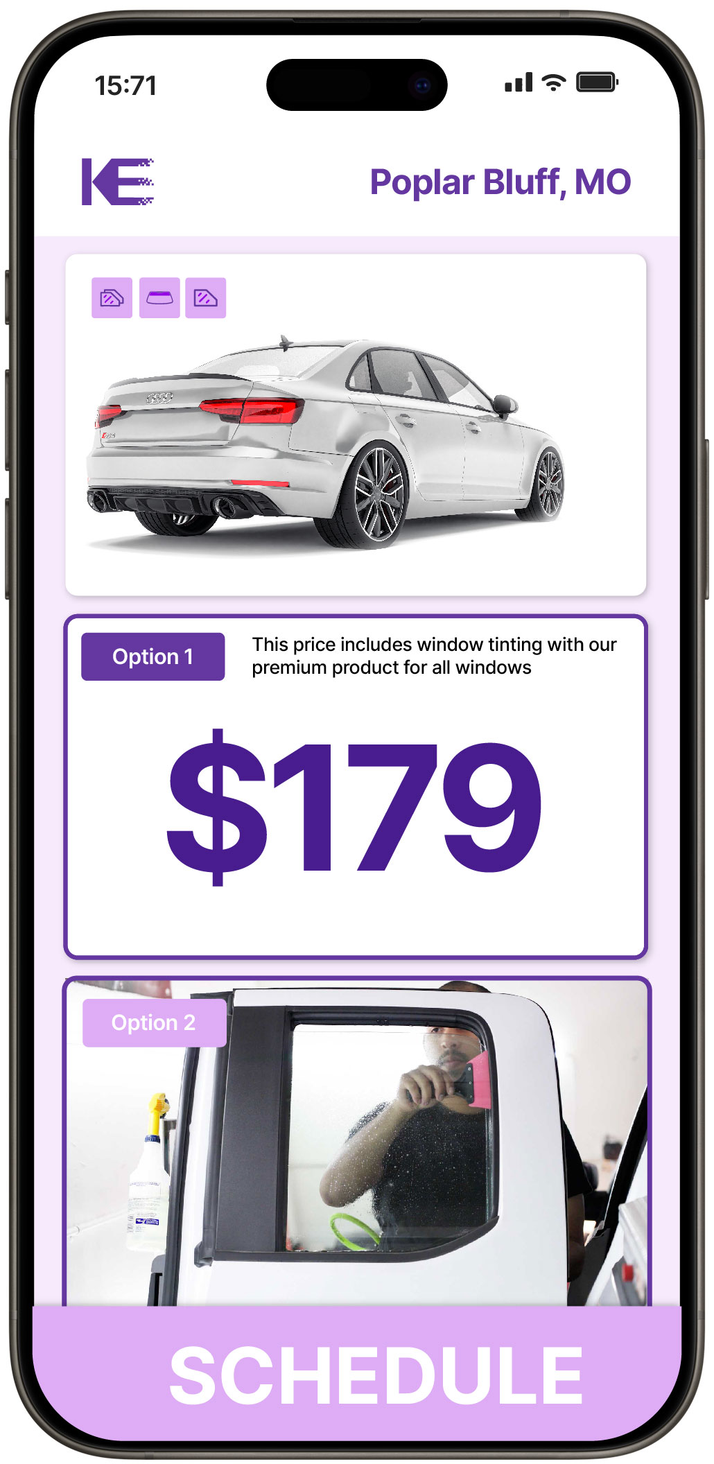 View Affordable Car Window Tinting Prices in Poplar Bluff, Missouri