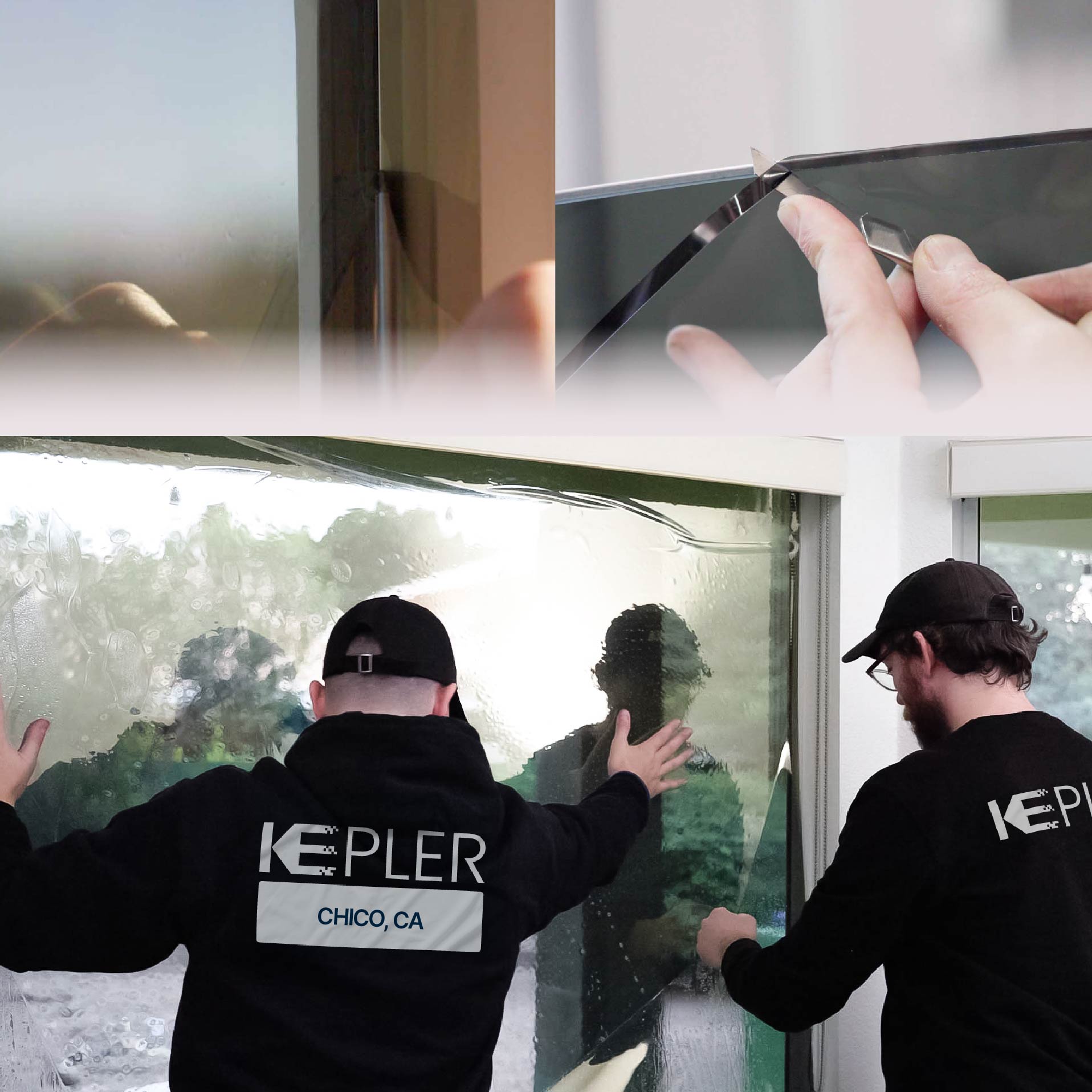 Kepler Specialist Performing Commercial Window Tinting in Chico Chico