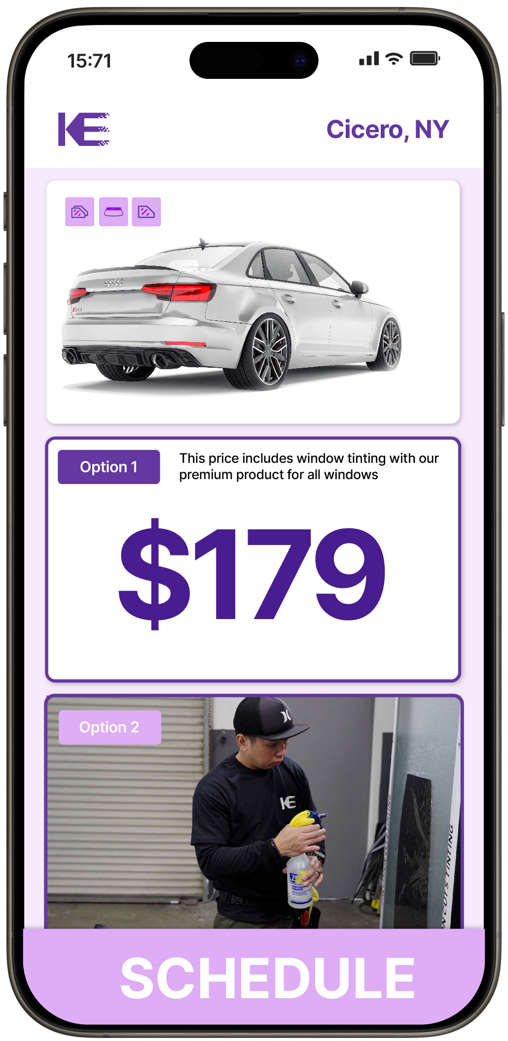 View Competitive Car Window Tinting Rates in Cicero, New York