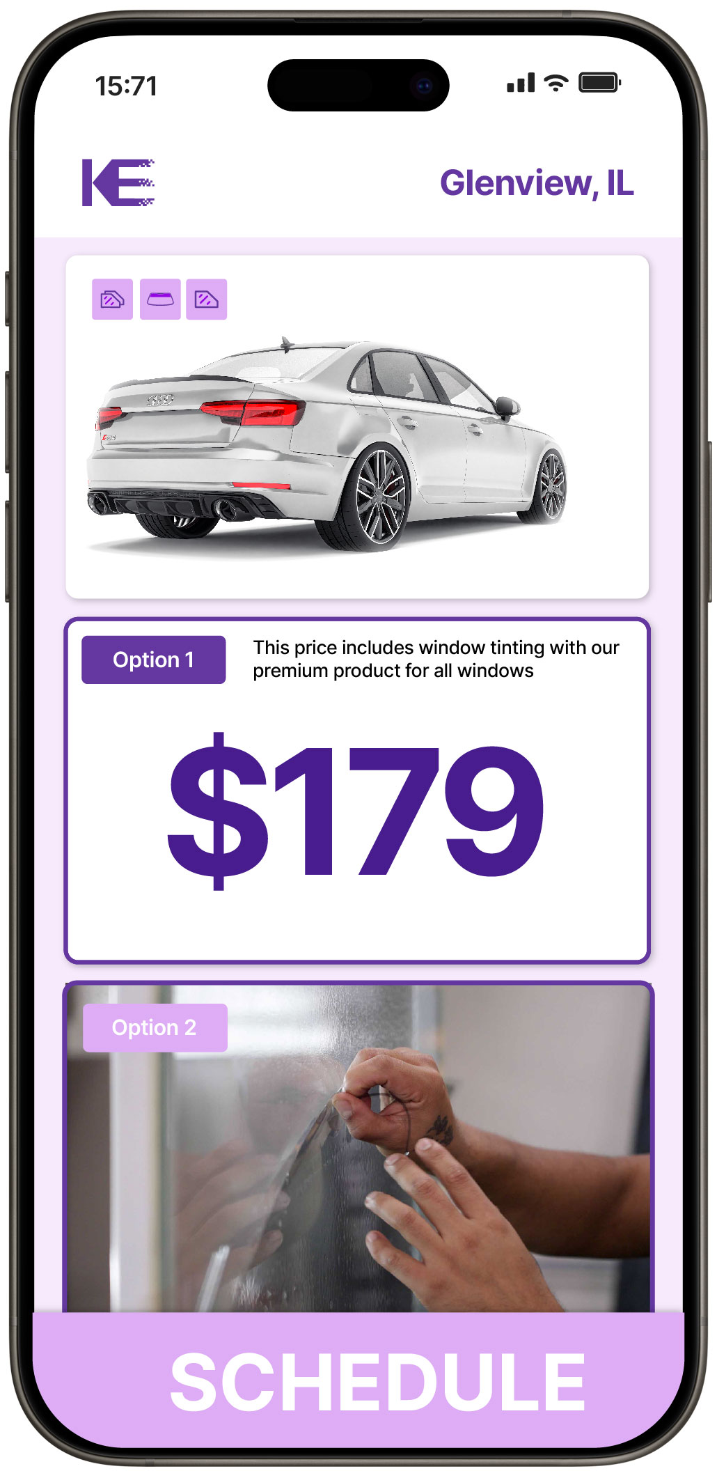 View Affordable Car Window Tinting Costs in Glenview, Illinois