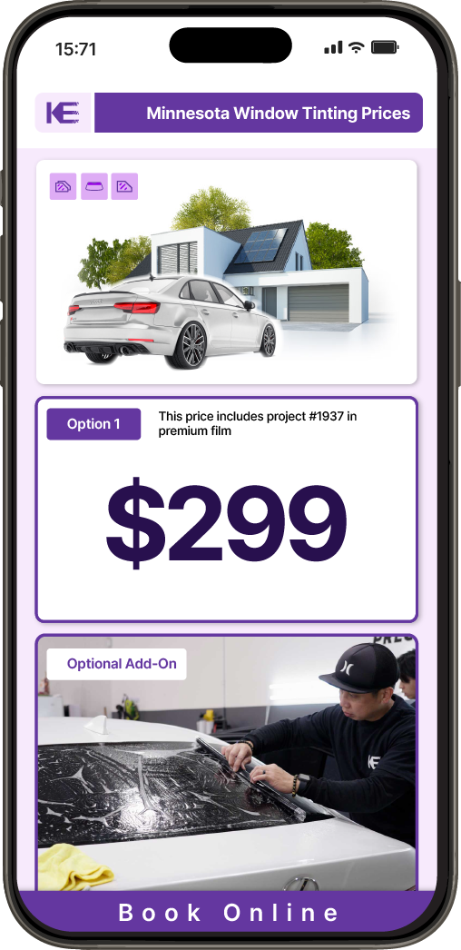View Competitive Car Window Tinting Prices in Minnesota