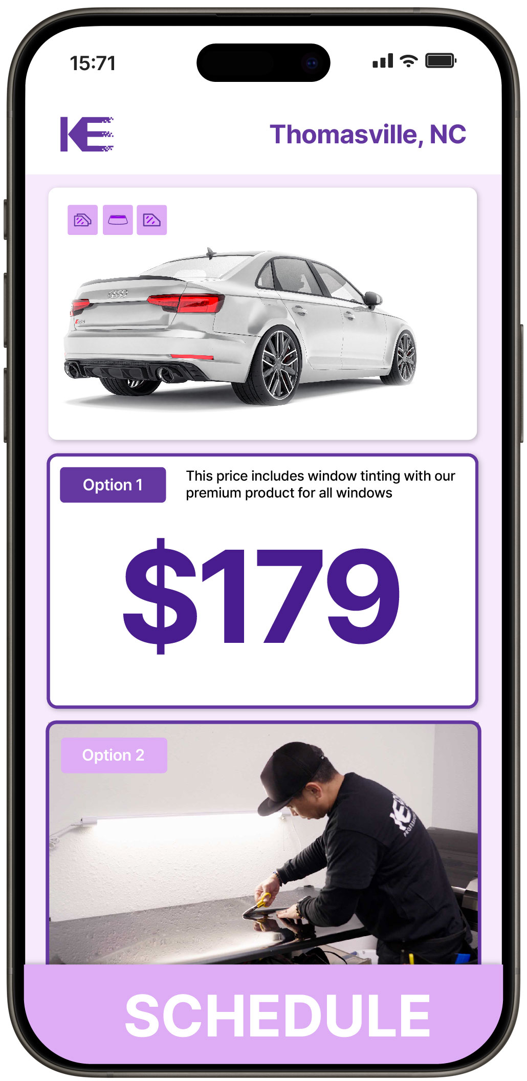 View Affordable Car Window Tinting Costs in Thomasville, North Carolina