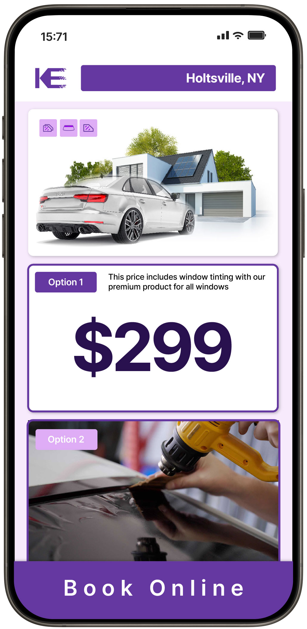 View Reasonable Tesla Window Tinting Prices in Ossining, New York