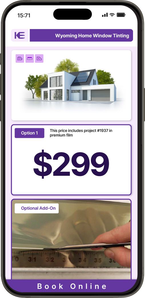 View Detailed Home Window Tinting Pricing in Wyoming