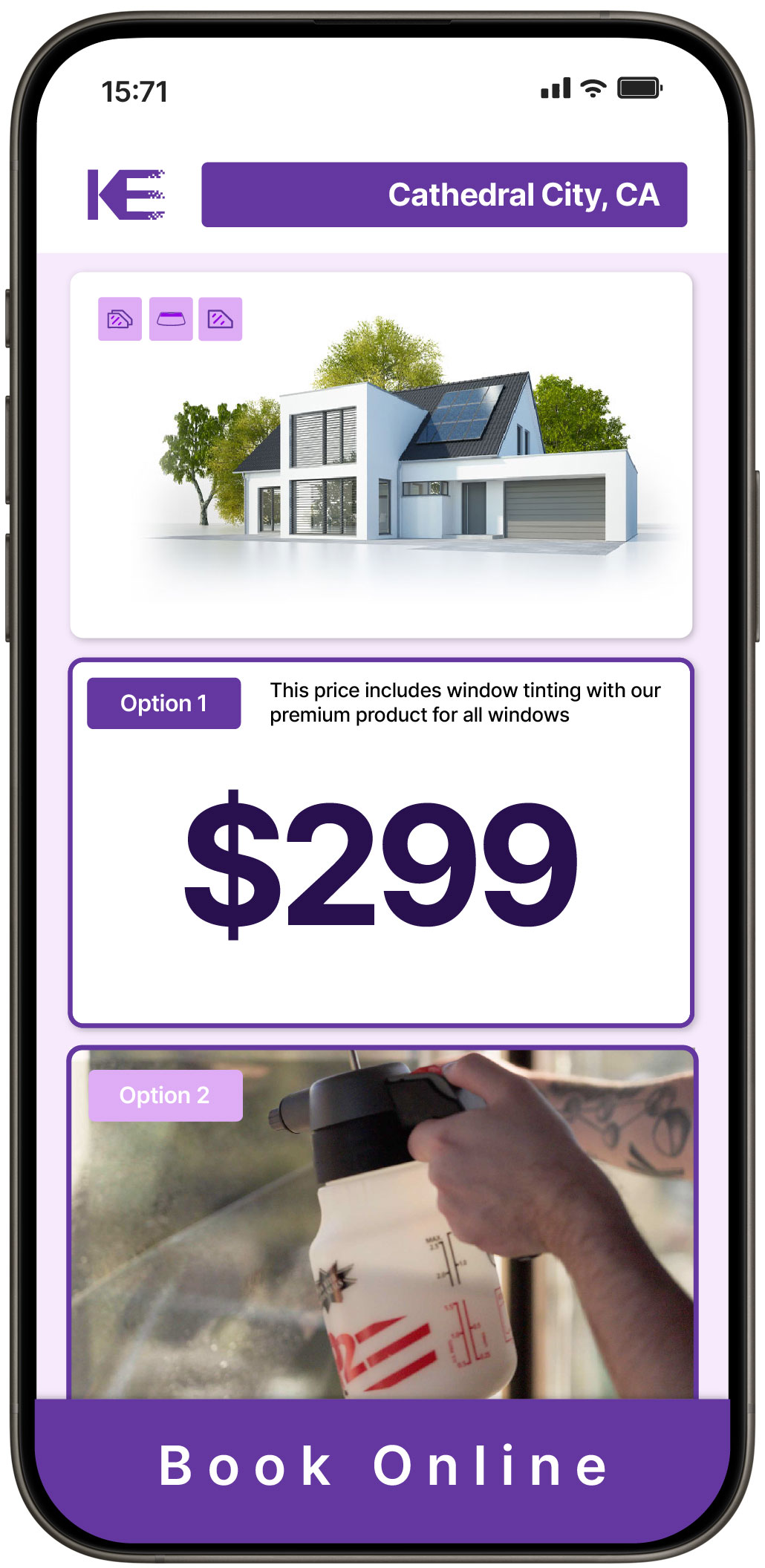 View Competitive Home Window Tinting Prices in Cathedral City, California
