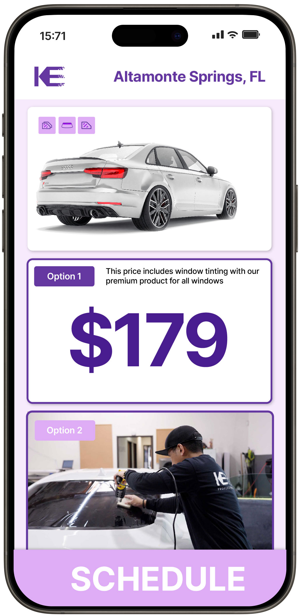 View Affordable Car Window Tinting Prices in Altamonte Springs, Florida