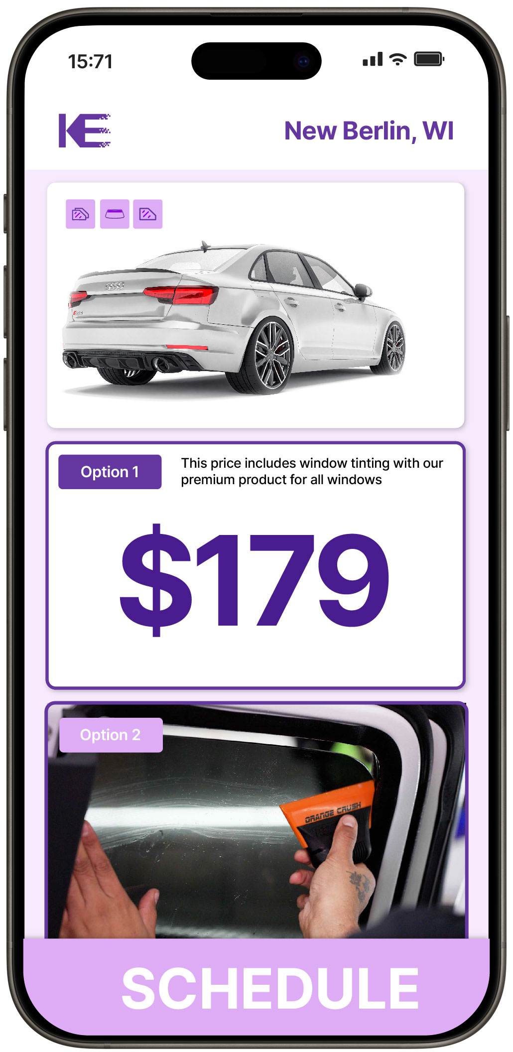 View Reasonable Car Window Tinting Prices in New Berlin, Wisconsin