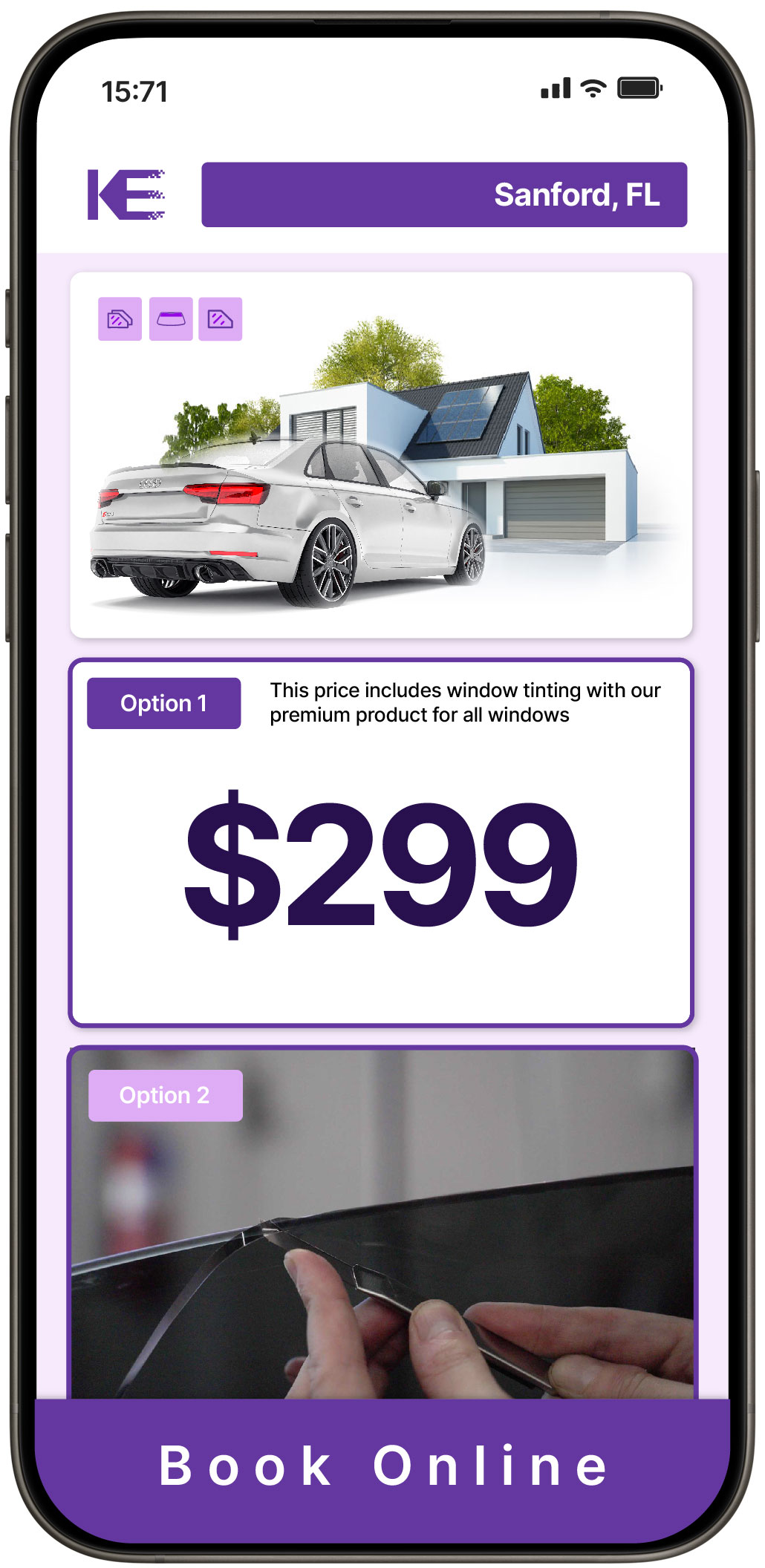 View Affordable Tesla Window Tinting Costs in Auburndale, Florida