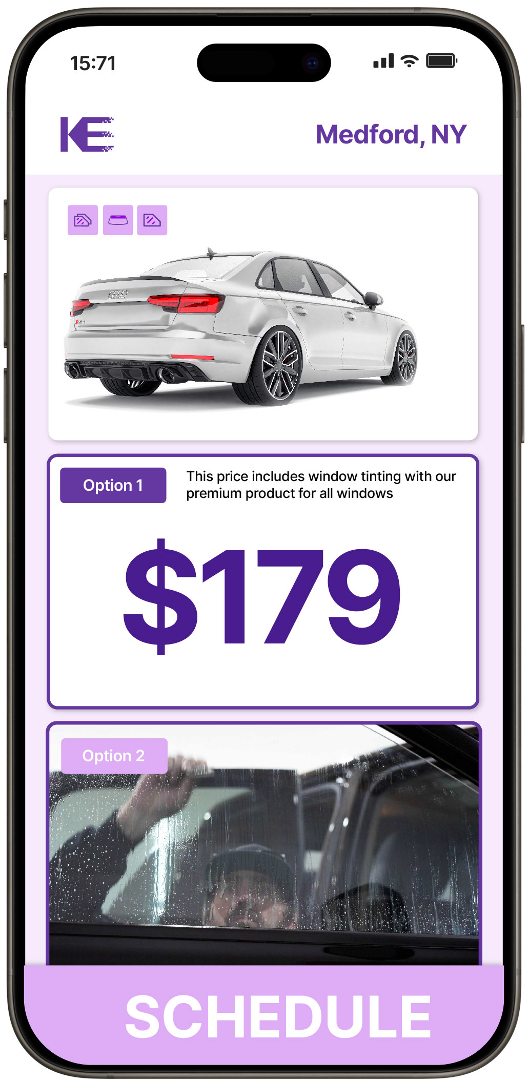 View Competitive Car Window Tinting Prices in Medford, New York