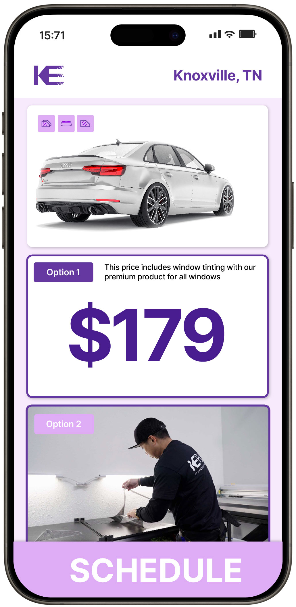 View Affordable Car Window Tinting Prices in Knoxville, Tennessee