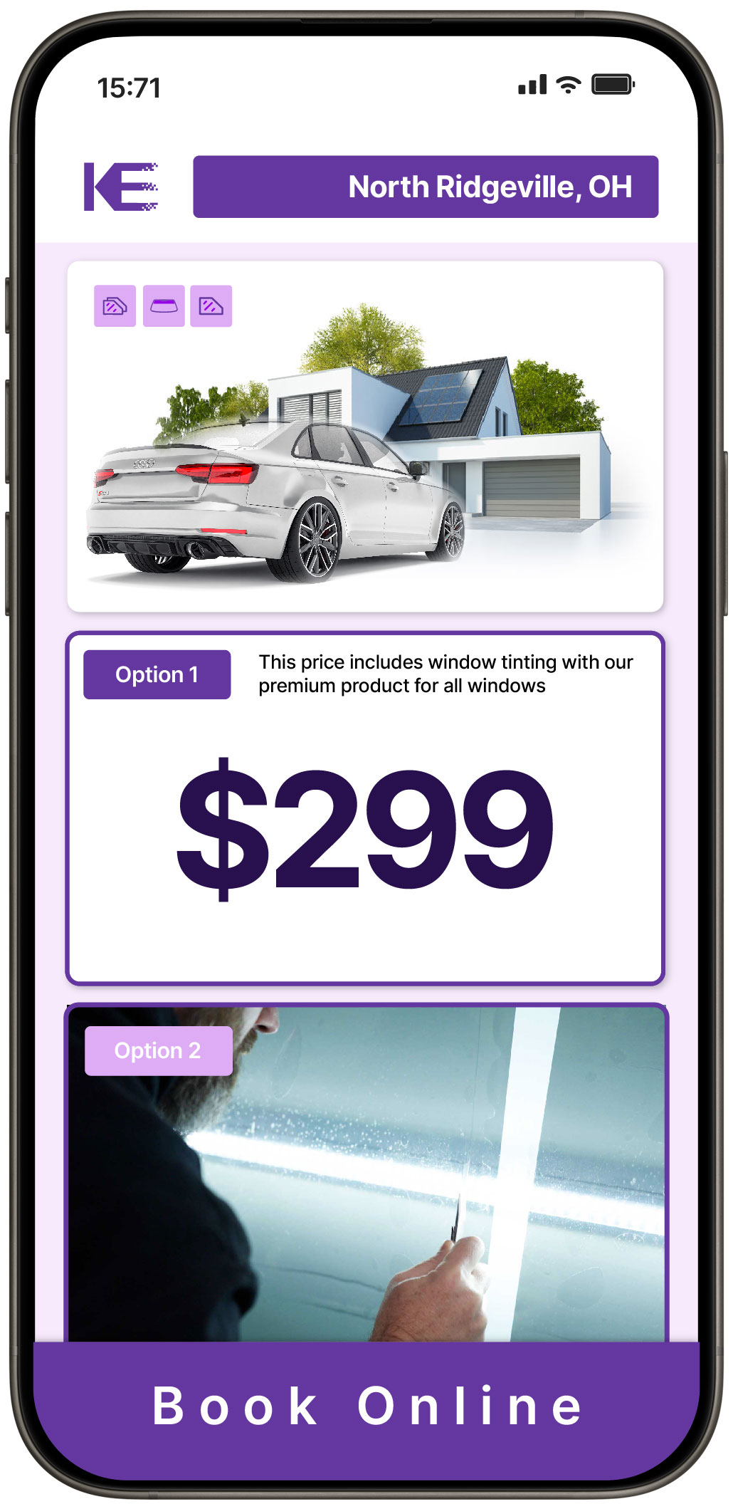 View Competitive Window Tinting Prices in North Ridgeville, Ohio
