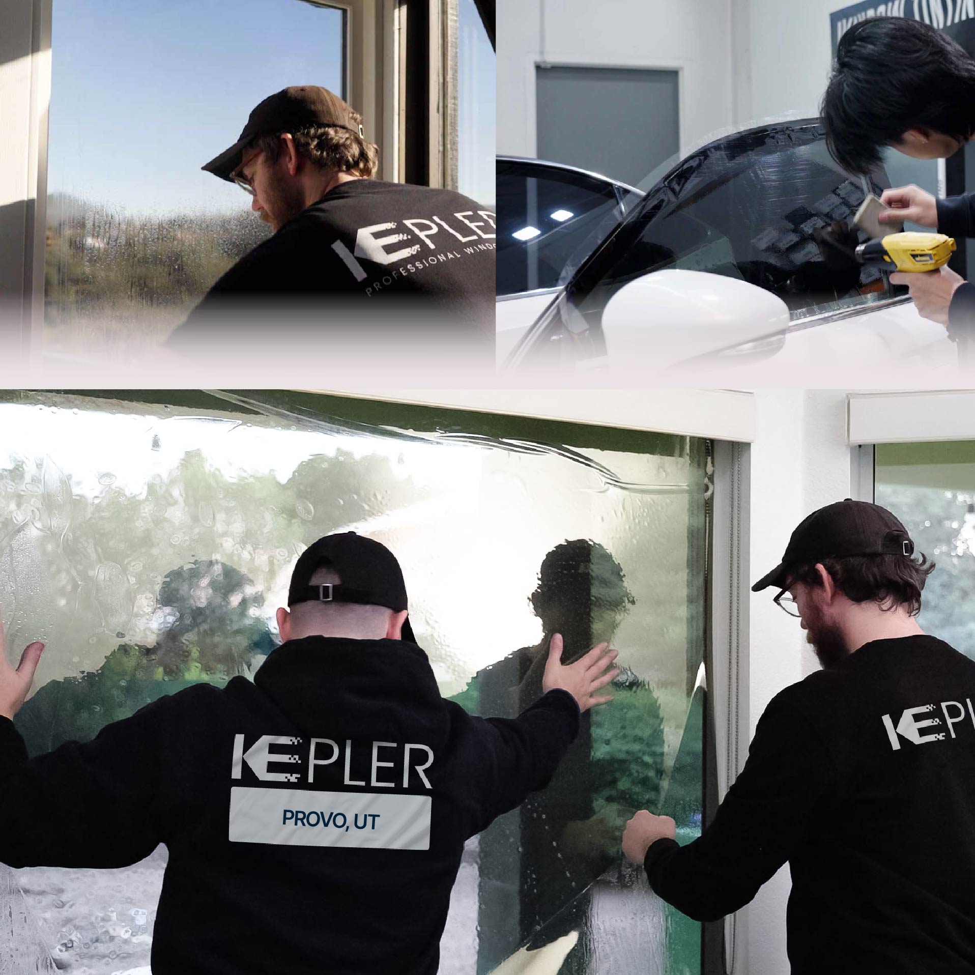 Kepler Specialist Performing Commercial Window Tinting in Provo Provo