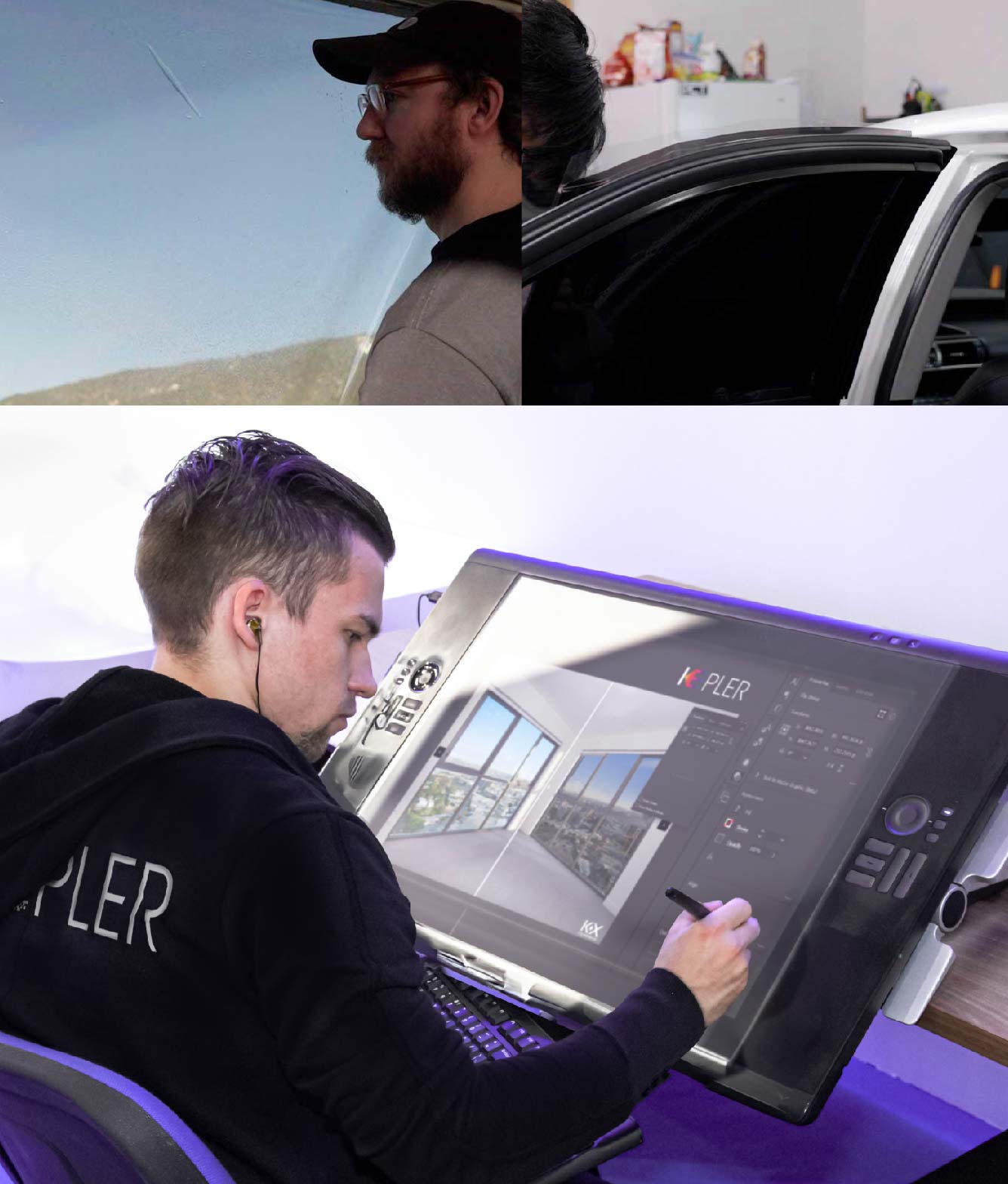 Kepler Specialist Performing Commercial Window Tinting in Greenville Greenville