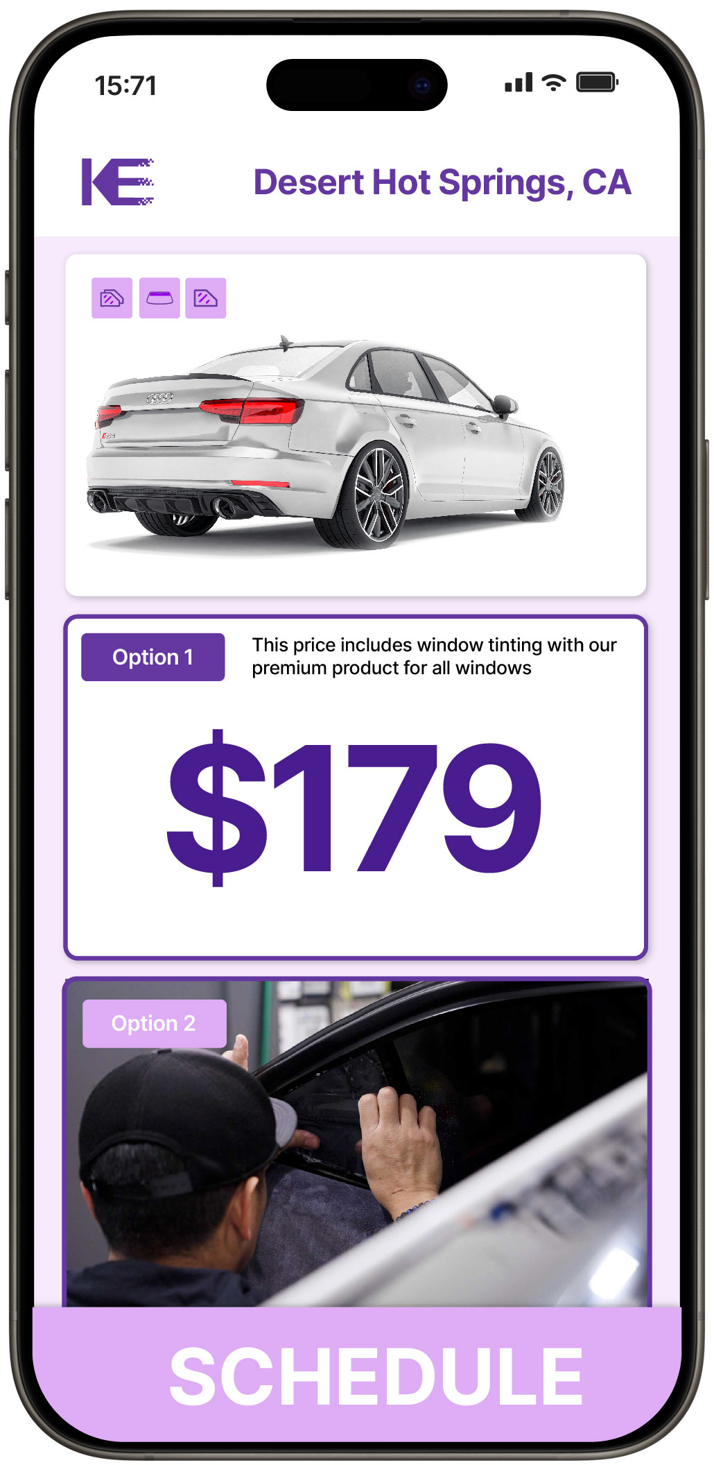 View Reasonable Car Window Tinting Prices in Desert Hot Springs, California