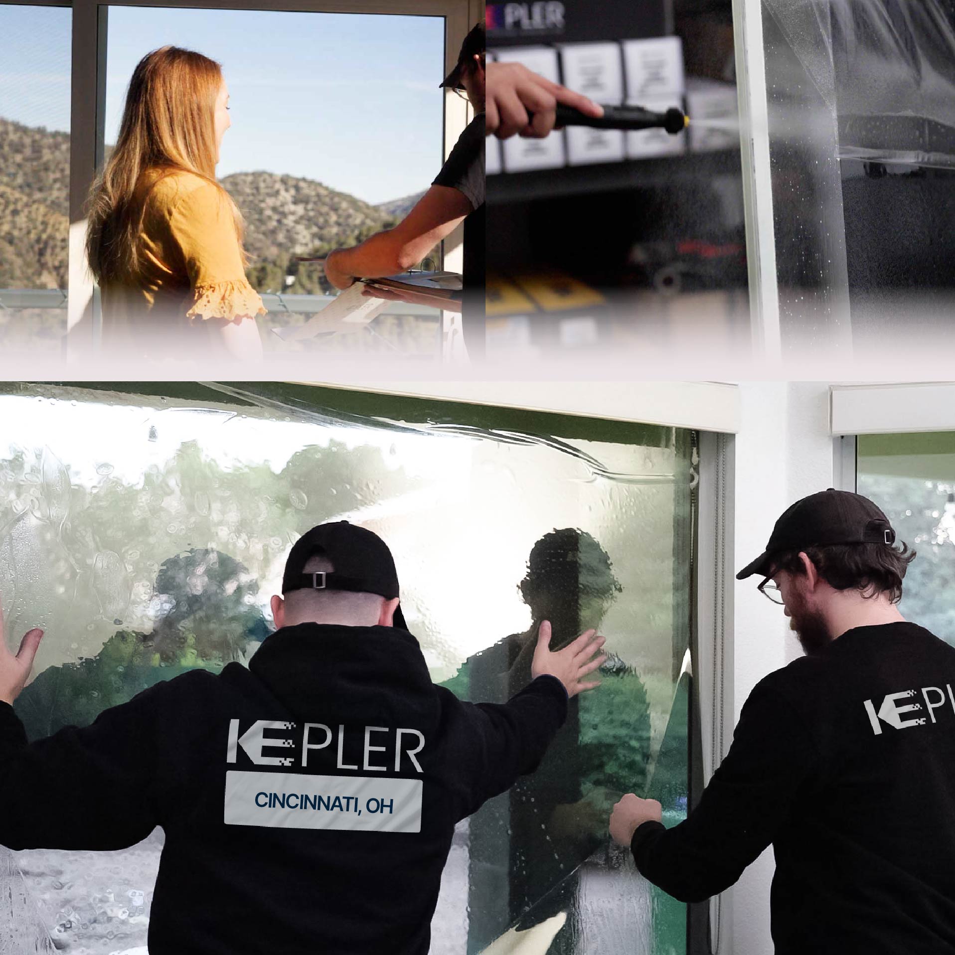 Kepler Specialist Performing Commercial Window Tinting in Cincinnati Cincinnati