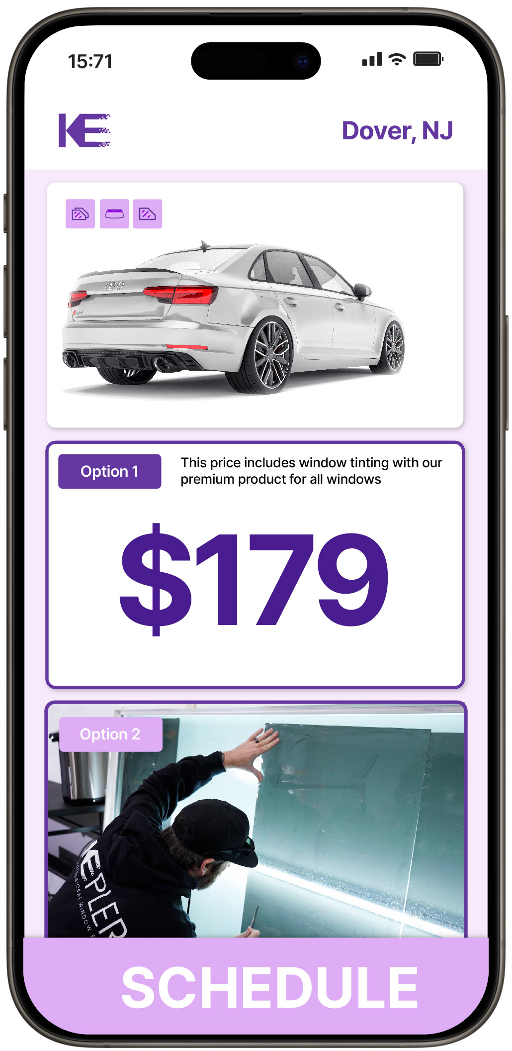 View Affordable Car Window Tinting Rates in Dover, New Jersey