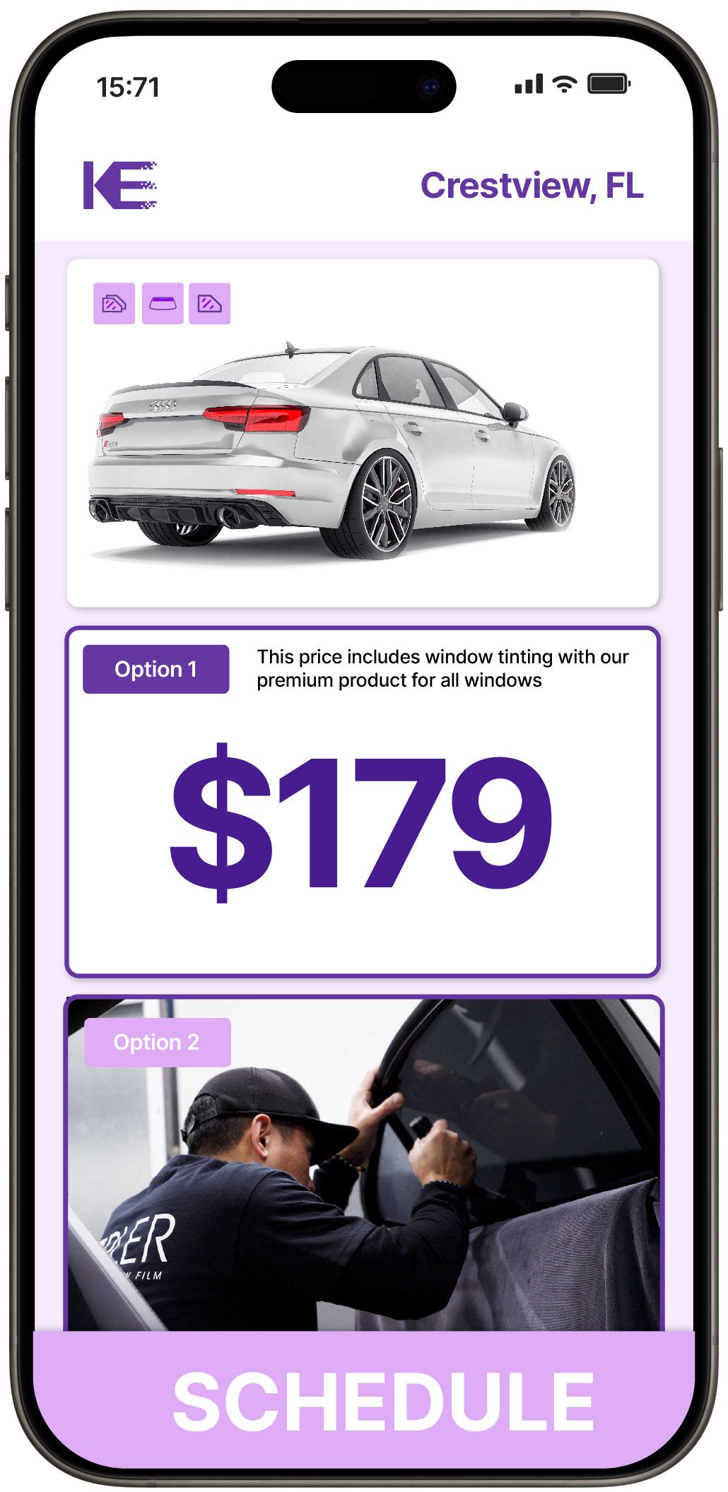 View Reasonable Car Window Tinting Costs in Crestview, Florida
