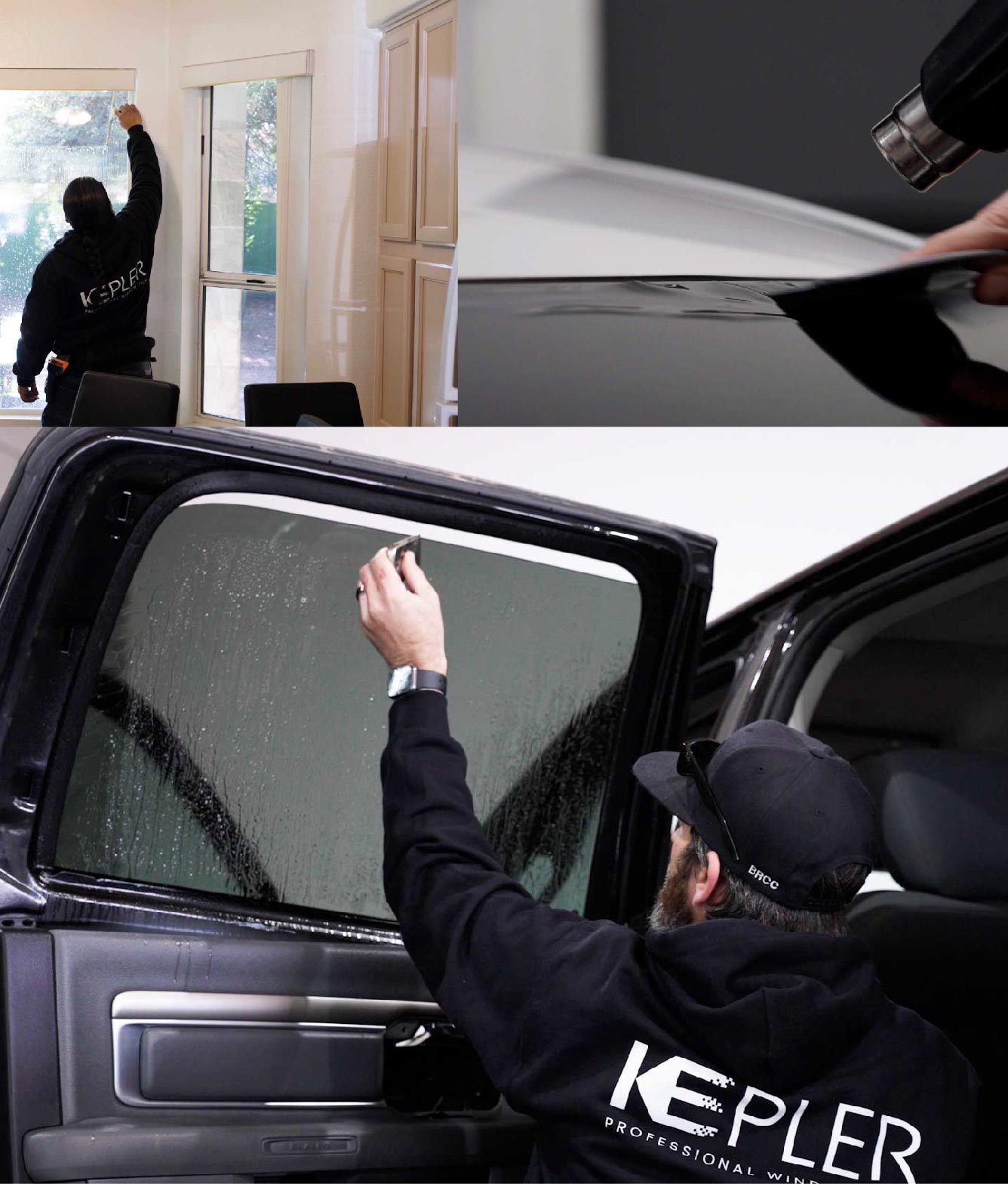 Kepler Window Tinting Specialists at Work in Stoughton, Massachusetts