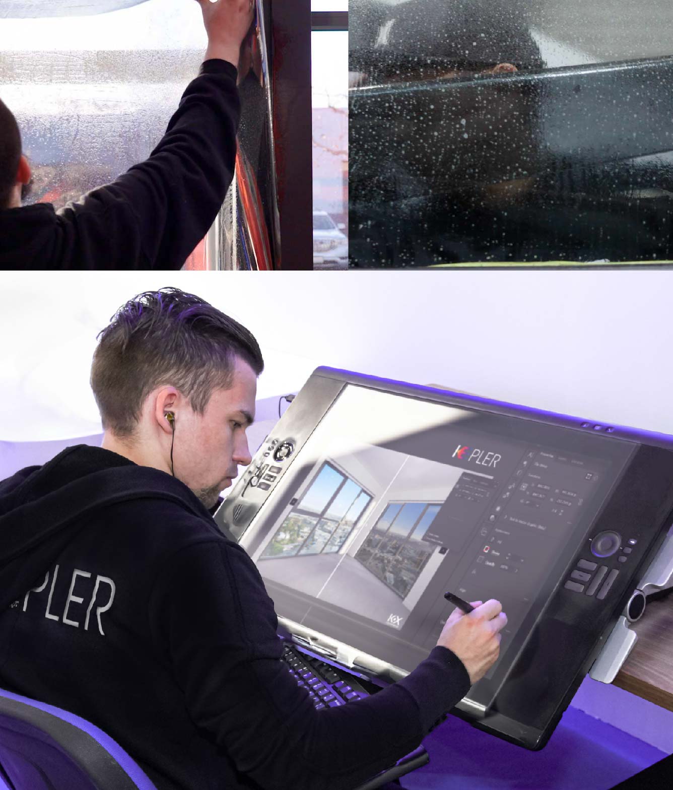 Kepler Specialist Performing Commercial Window Tinting in Hannibal Hannibal