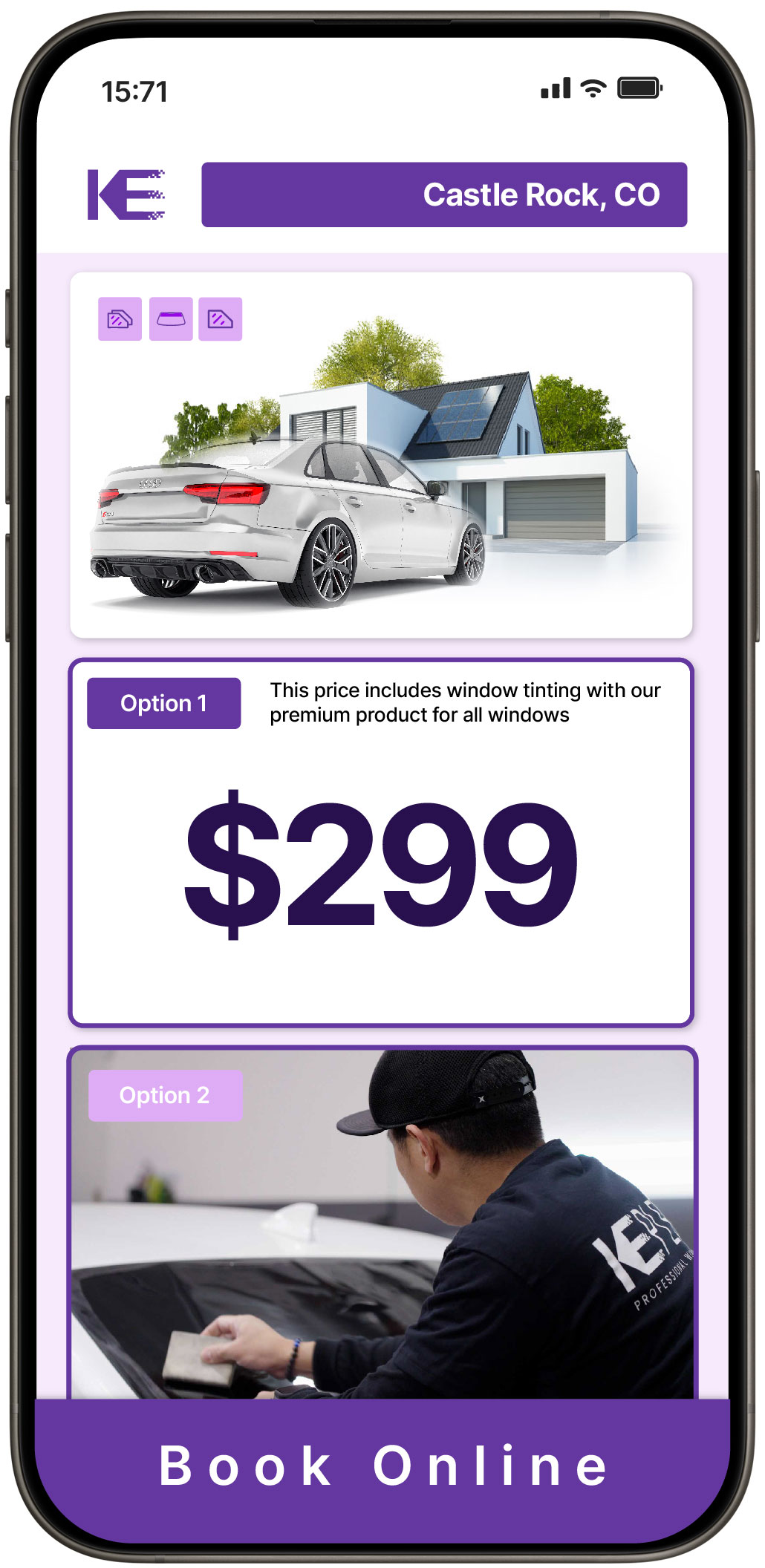 View Affordable Tesla Window Tinting Rates in Fountain, Colorado