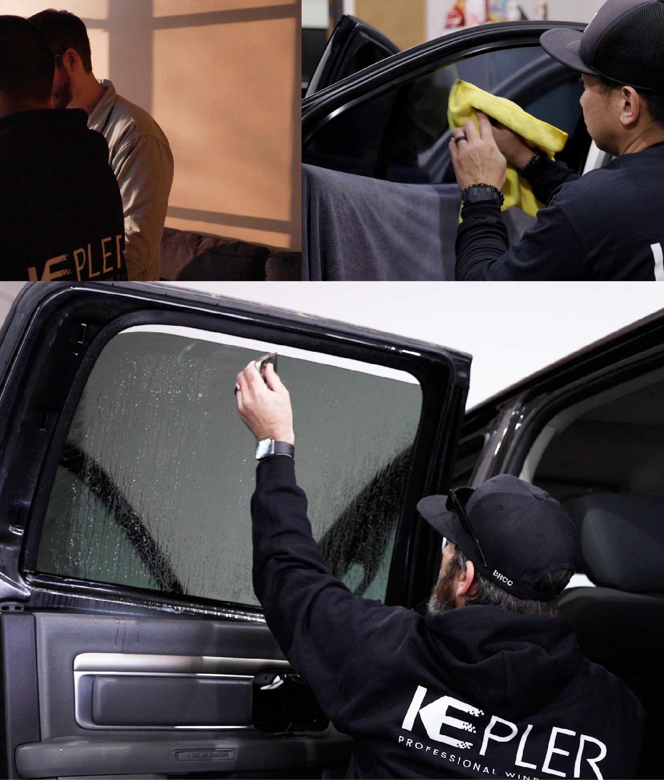 Kepler Window Tinting Specialists at Work in Royal Palm Beach, Florida