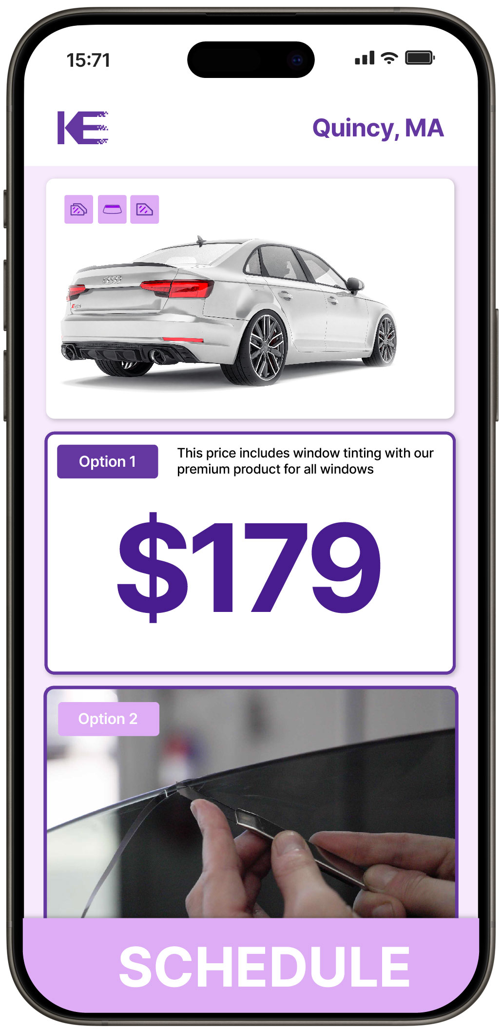 View Competitive Car Window Tinting Prices in Quincy, Massachusetts