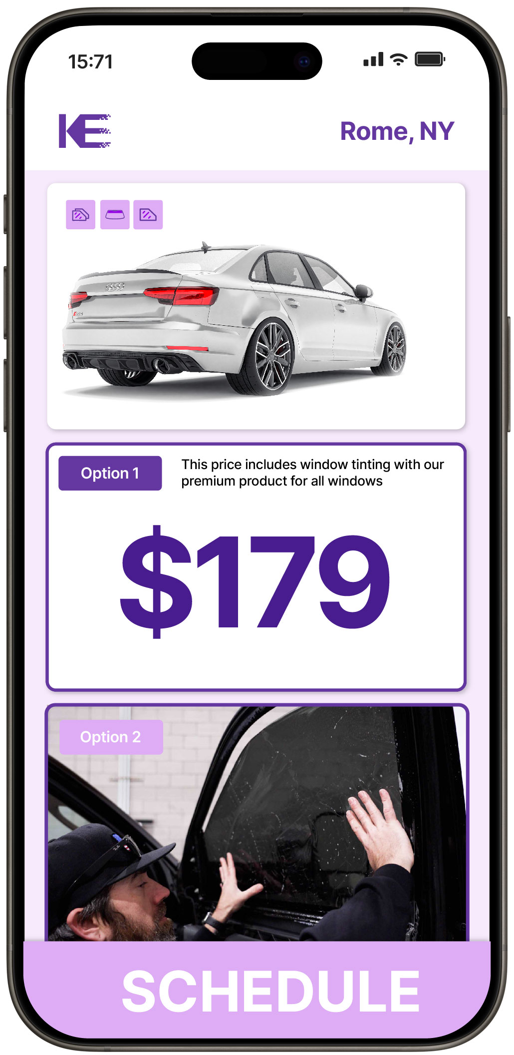 View Reasonable Car Window Tinting Costs in Rome, New York