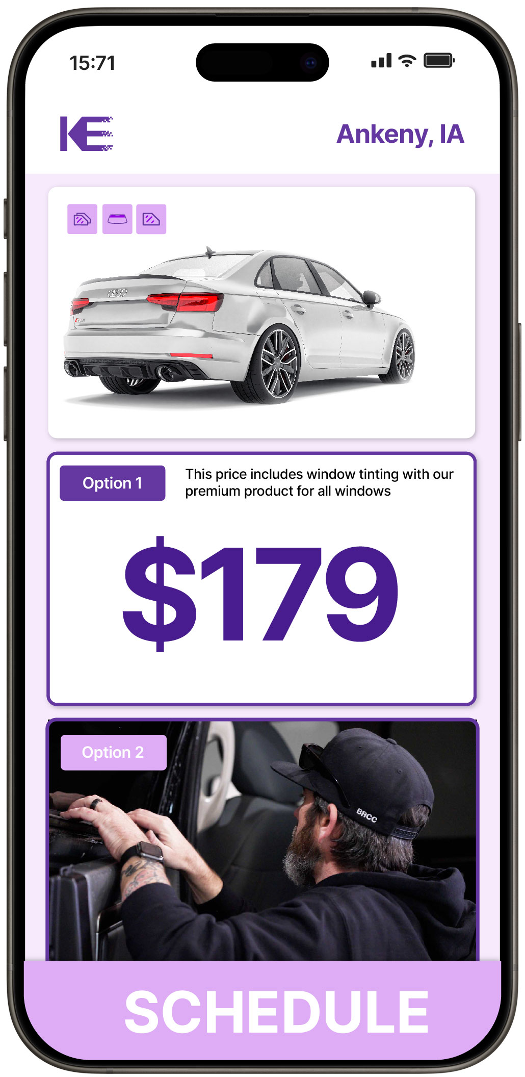 View Reasonable Car Window Tinting Rates in Ankeny, Iowa