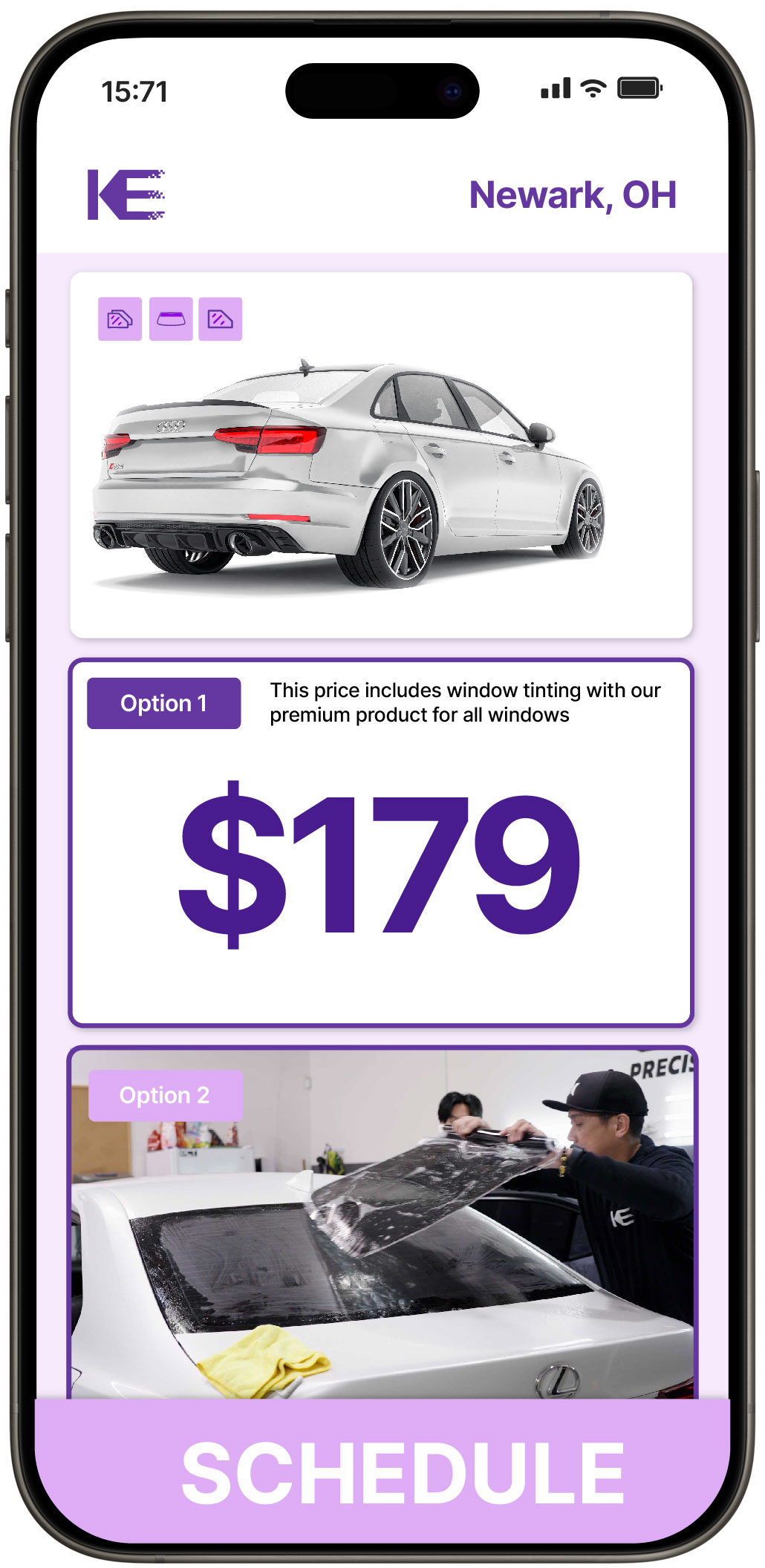 View Competitive Car Window Tinting Costs in Newark, Ohio