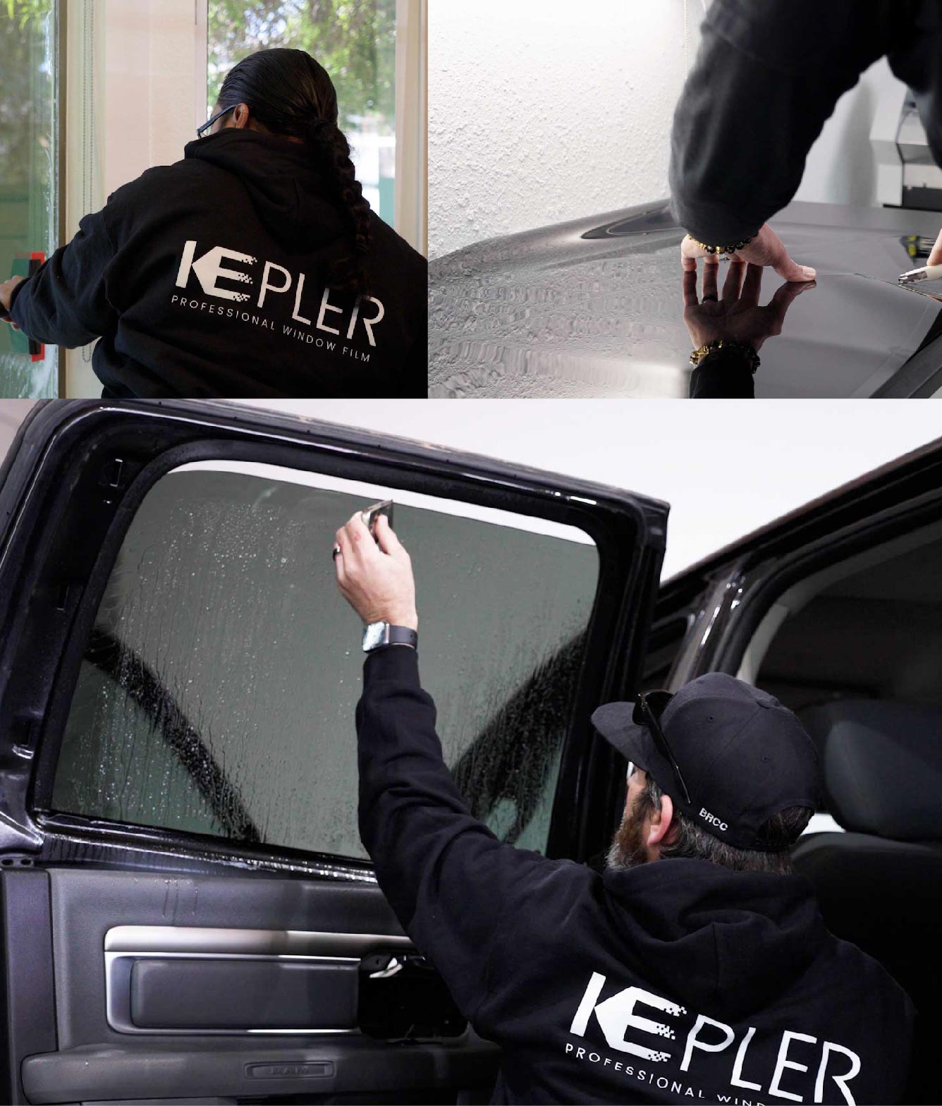 Kepler Window Tinting Specialists at Work in Bay Shore, New York