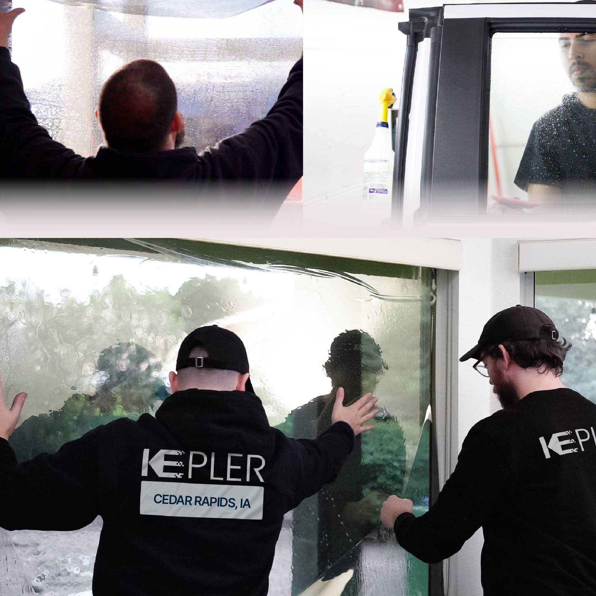 Kepler Specialist Performing Commercial Window Tinting in Cedar Rapids Cedar Rapids