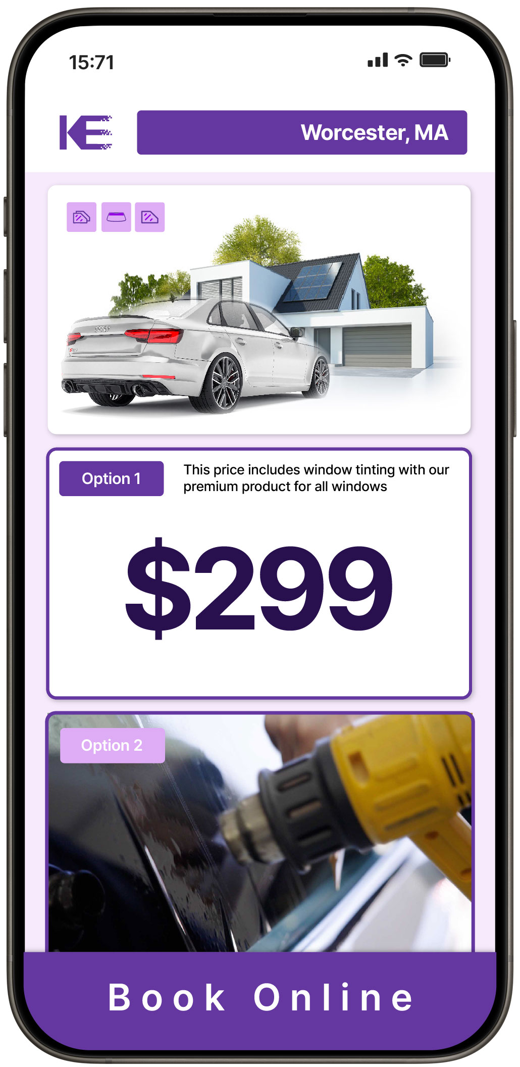View Affordable Tesla Window Tinting Costs in Somerville, Massachusetts